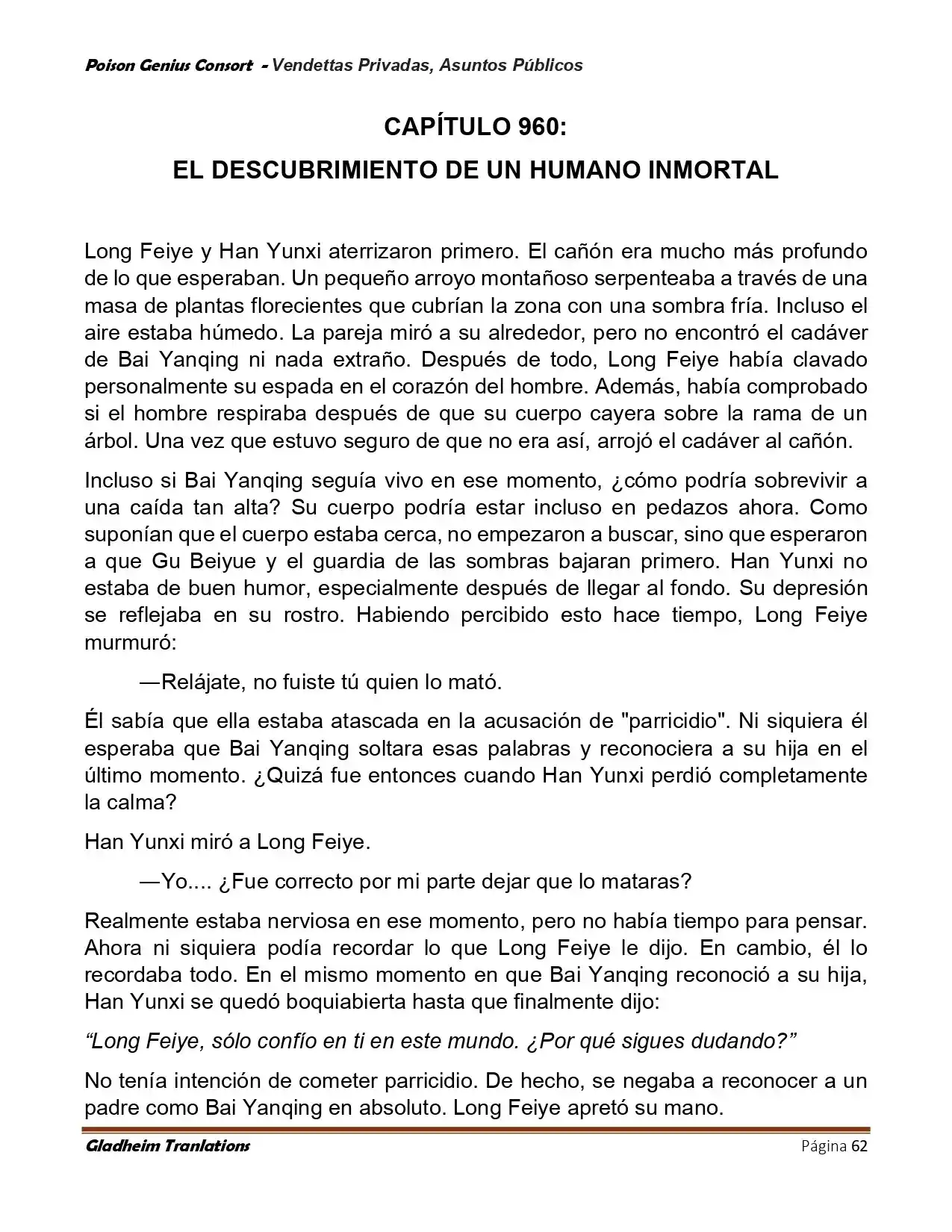 Poison Genious Consort (Novela) - Capítulo 410 - Página 62 - LectorTMOo