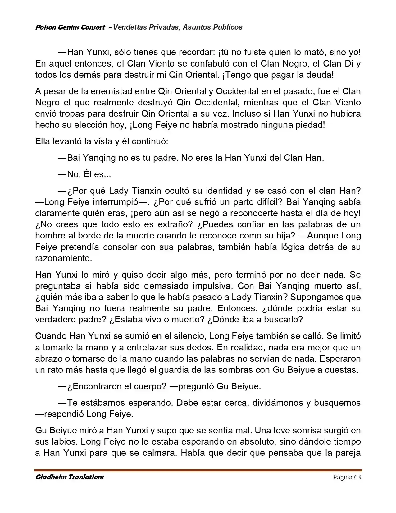 Poison Genious Consort (Novela) - Capítulo 410 - Página 63 - LectorTMOo