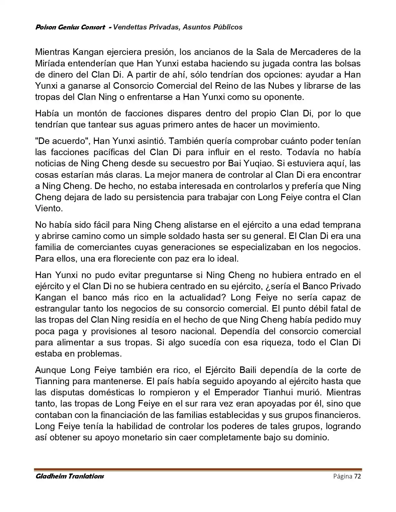 Poison Genious Consort (Novela) - Capítulo 410 - Página 72 - LectorTMOo