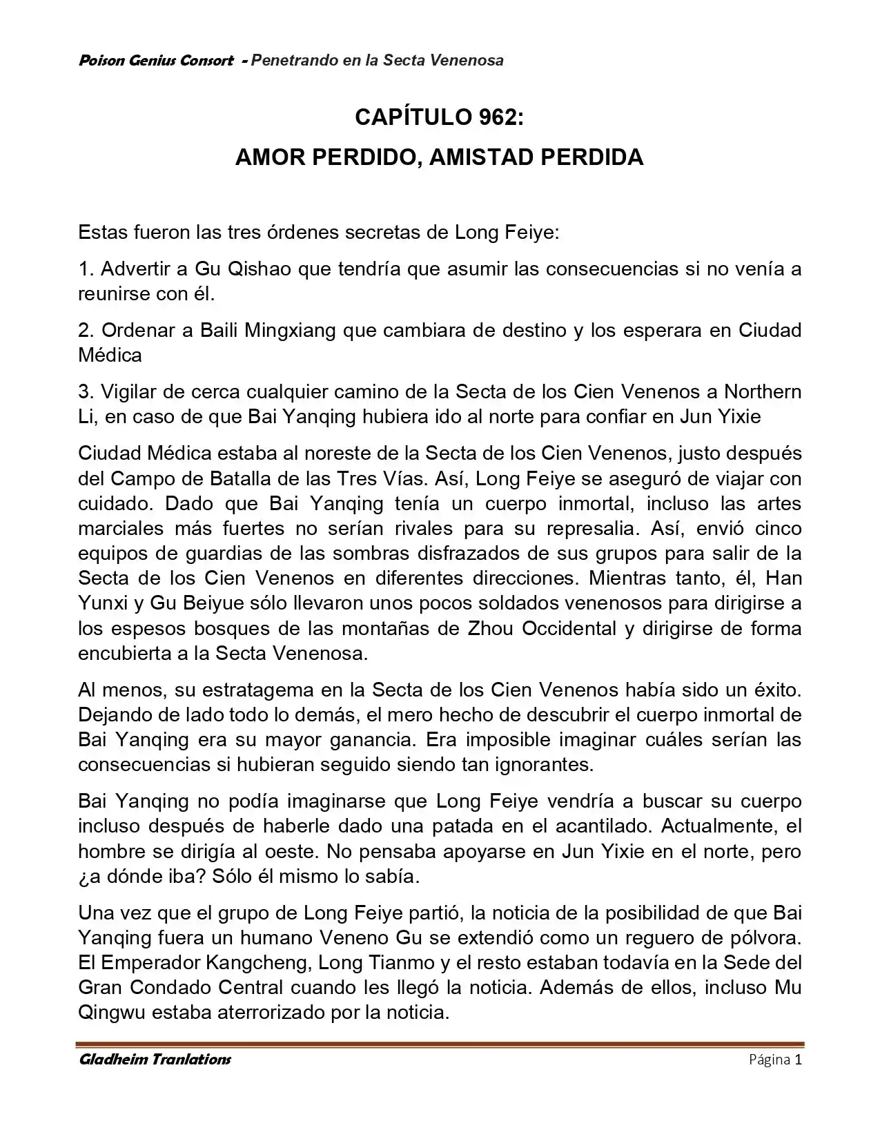 Poison Genious Consort (Novela) - Capítulo 411 - Página 1 - LectorTMOo