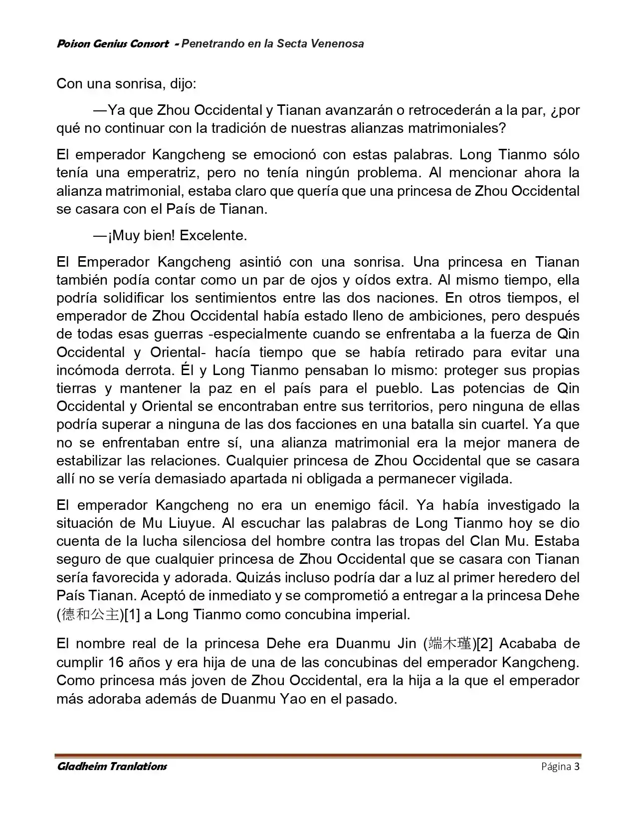 Poison Genious Consort (Novela) - Capítulo 411 - Página 3 - LectorTMOo
