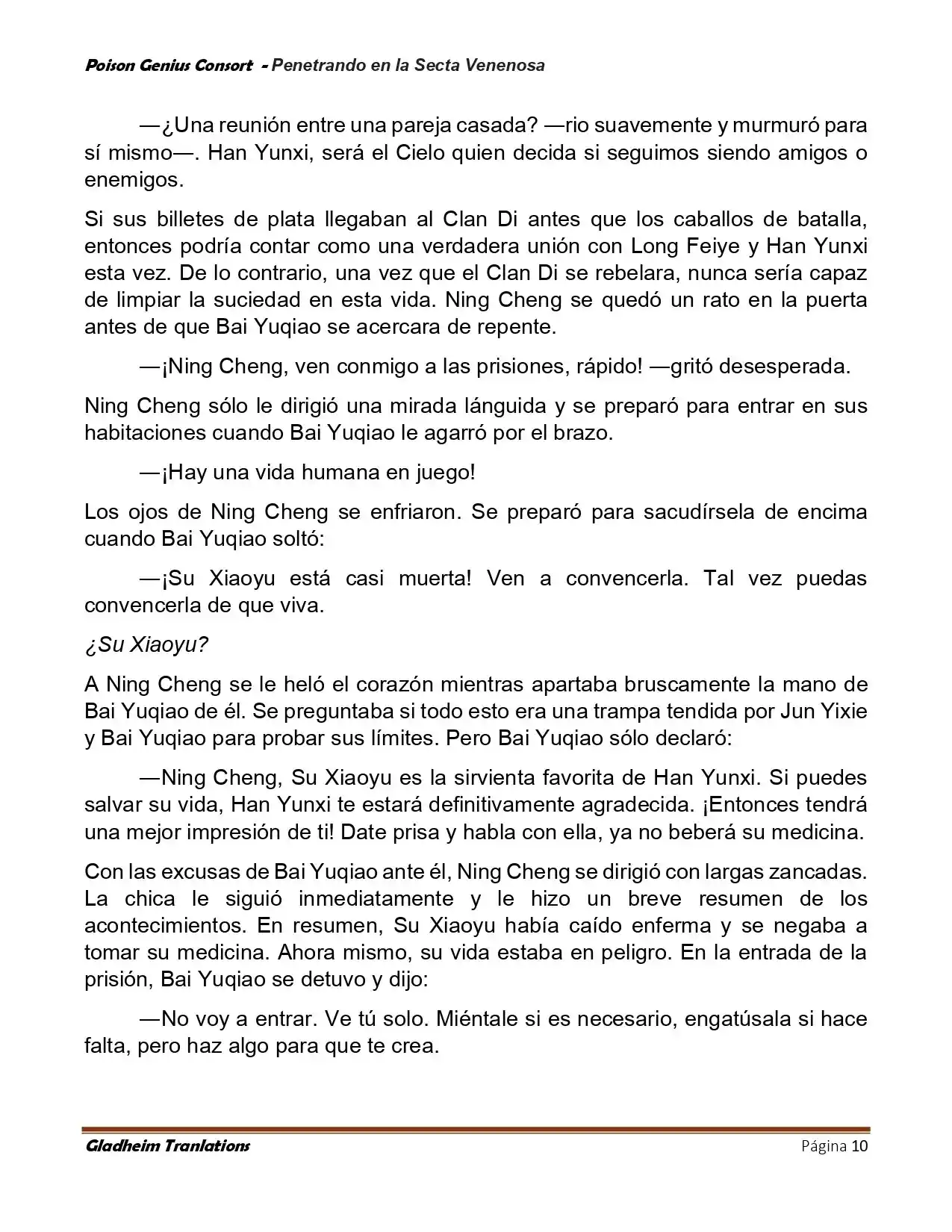 Poison Genious Consort (Novela) - Capítulo 411 - Página 10 - LectorTMOo