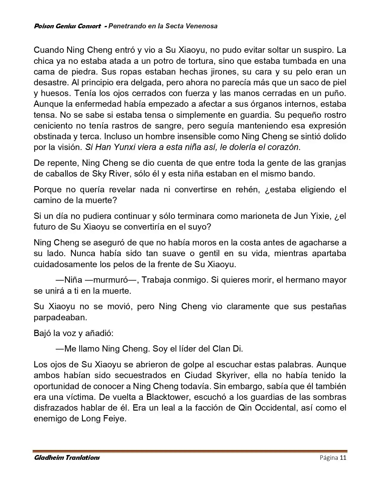 Poison Genious Consort (Novela) - Capítulo 411 - Página 11 - LectorTMOo