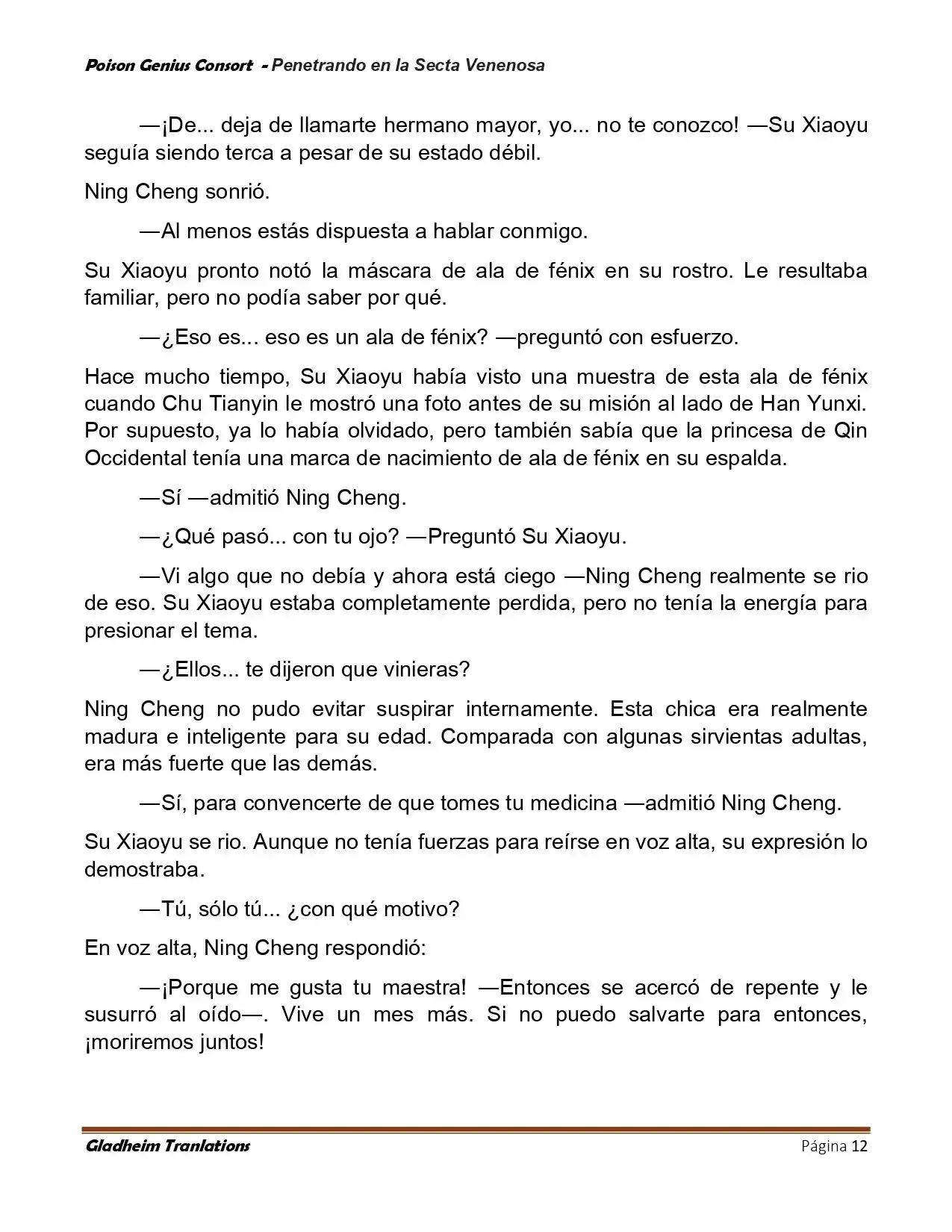 Poison Genious Consort (Novela) - Capítulo 411 - Página 12 - LectorTMOo