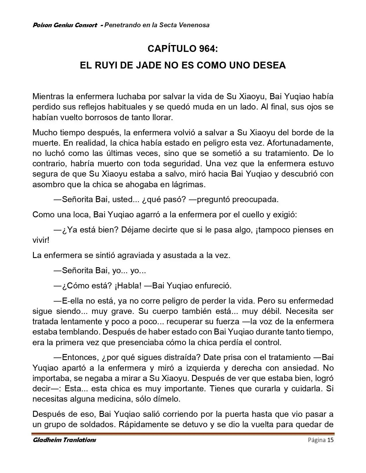 Poison Genious Consort (Novela) - Capítulo 411 - Página 15 - LectorTMOo