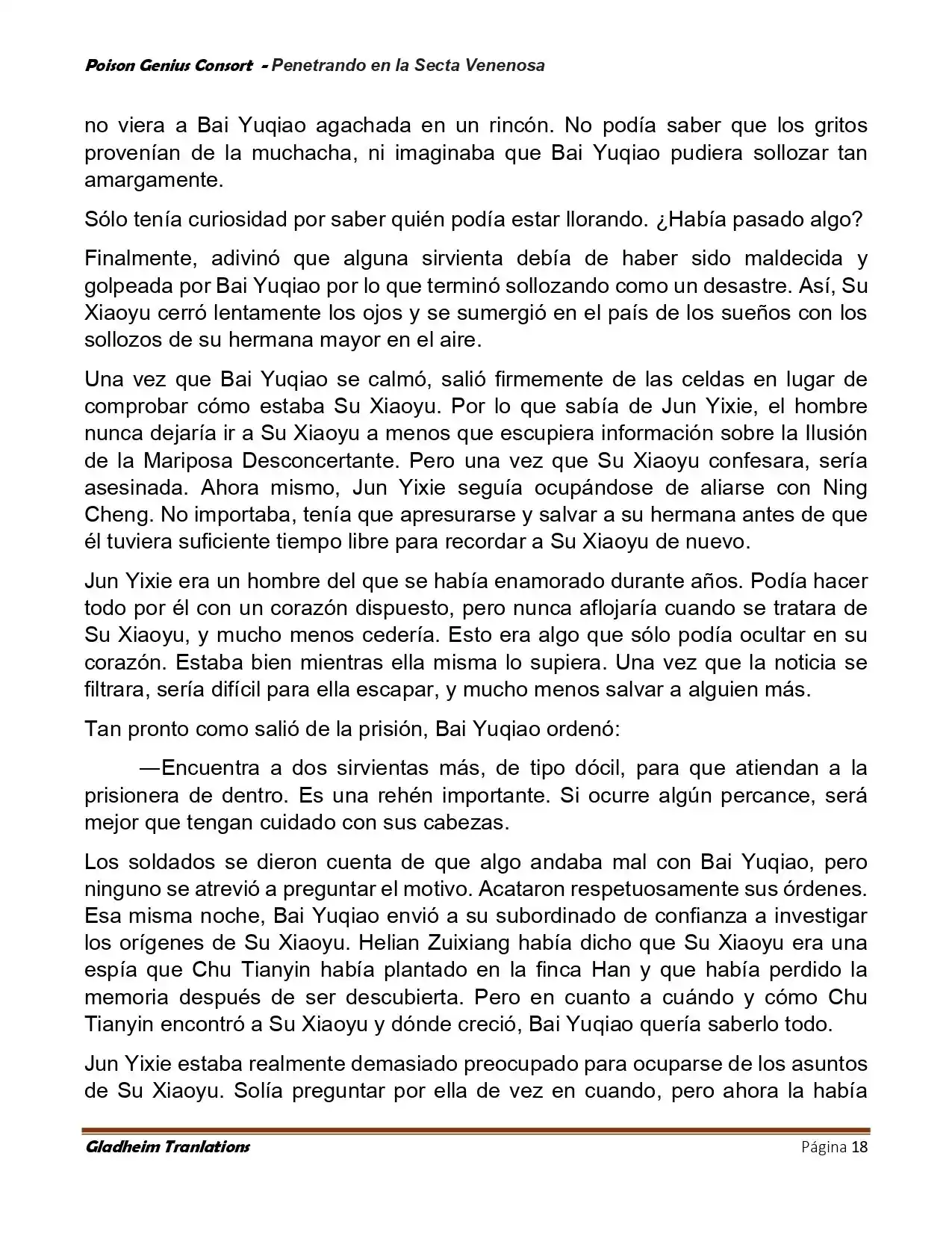 Poison Genious Consort (Novela) - Capítulo 411 - Página 18 - LectorTMOo