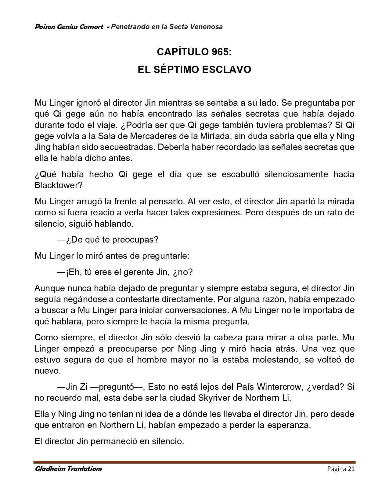 Poison Genious Consort (Novela) - Capítulo 411 - Página 21 - LectorTMOo