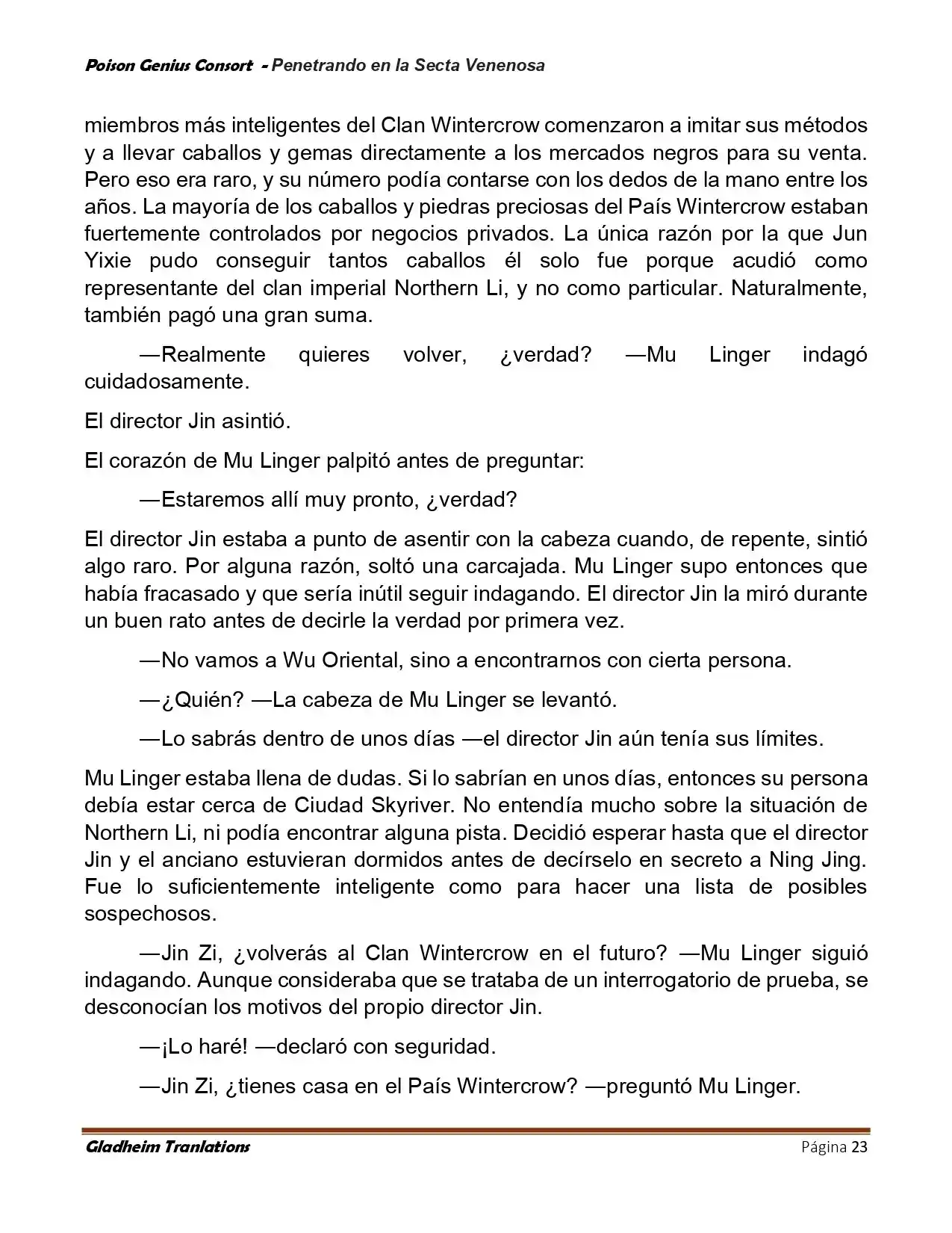 Poison Genious Consort (Novela) - Capítulo 411 - Página 23 - LectorTMOo