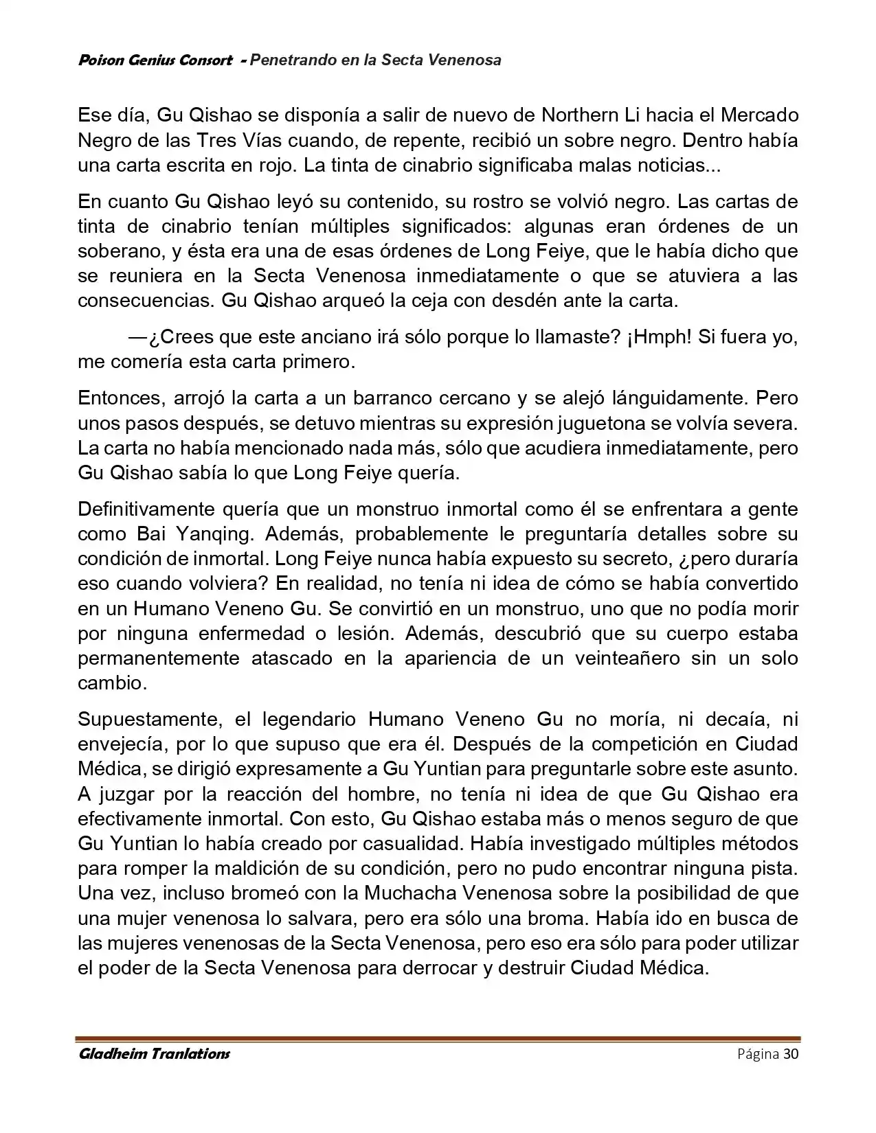 Poison Genious Consort (Novela) - Capítulo 411 - Página 30 - LectorTMOo