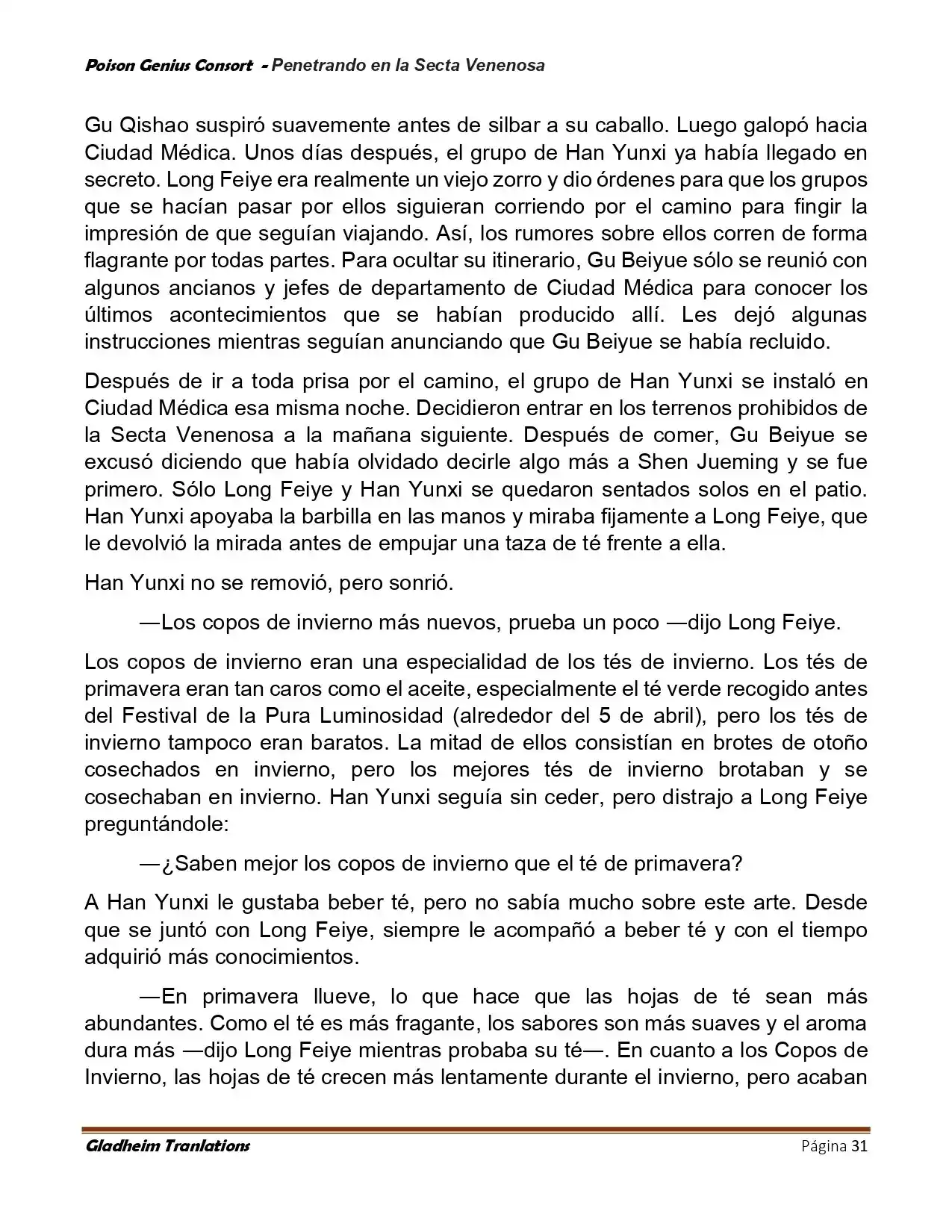 Poison Genious Consort (Novela) - Capítulo 411 - Página 31 - LectorTMOo