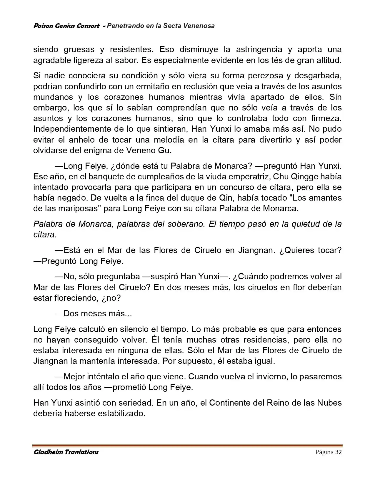 Poison Genious Consort (Novela) - Capítulo 411 - Página 32 - LectorTMOo