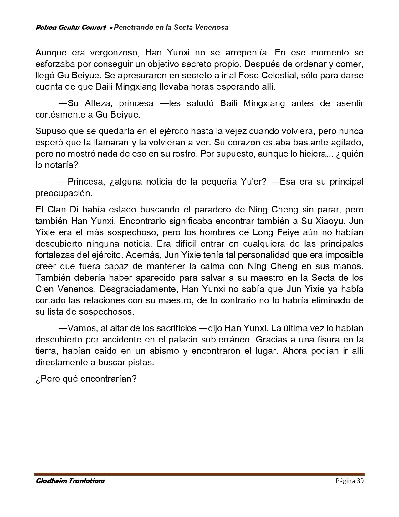 Poison Genious Consort (Novela) - Capítulo 411 - Página 39 - LectorTMOo