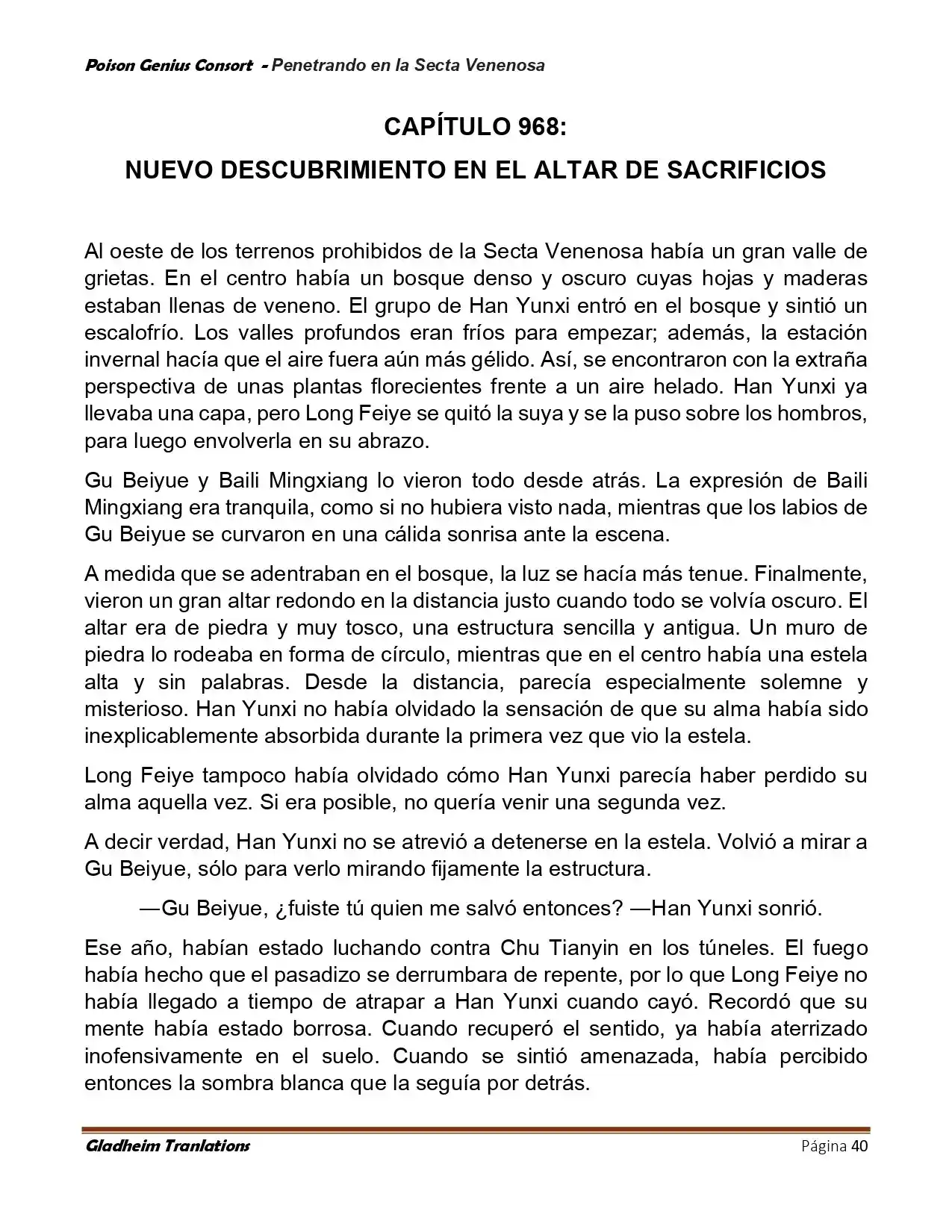 Poison Genious Consort (Novela) - Capítulo 411 - Página 40 - LectorTMOo