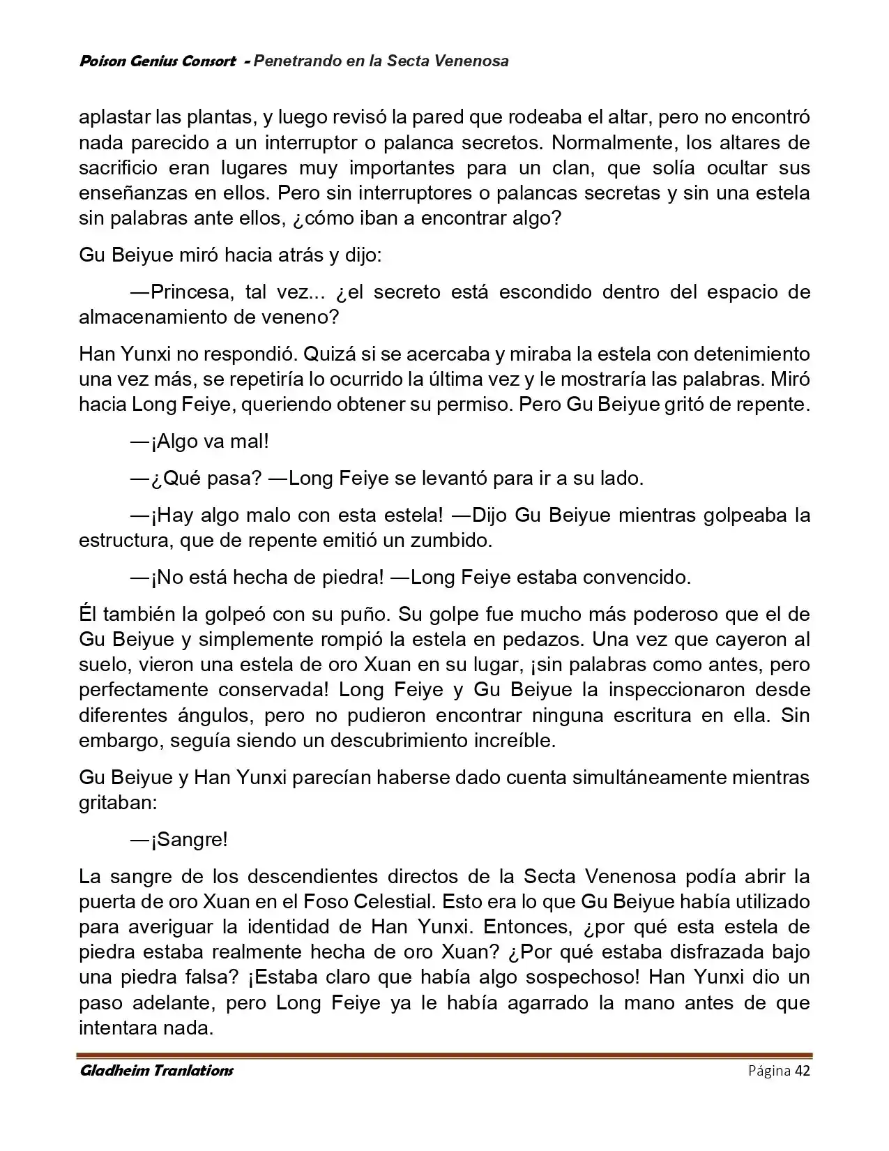 Poison Genious Consort (Novela) - Capítulo 411 - Página 42 - LectorTMOo