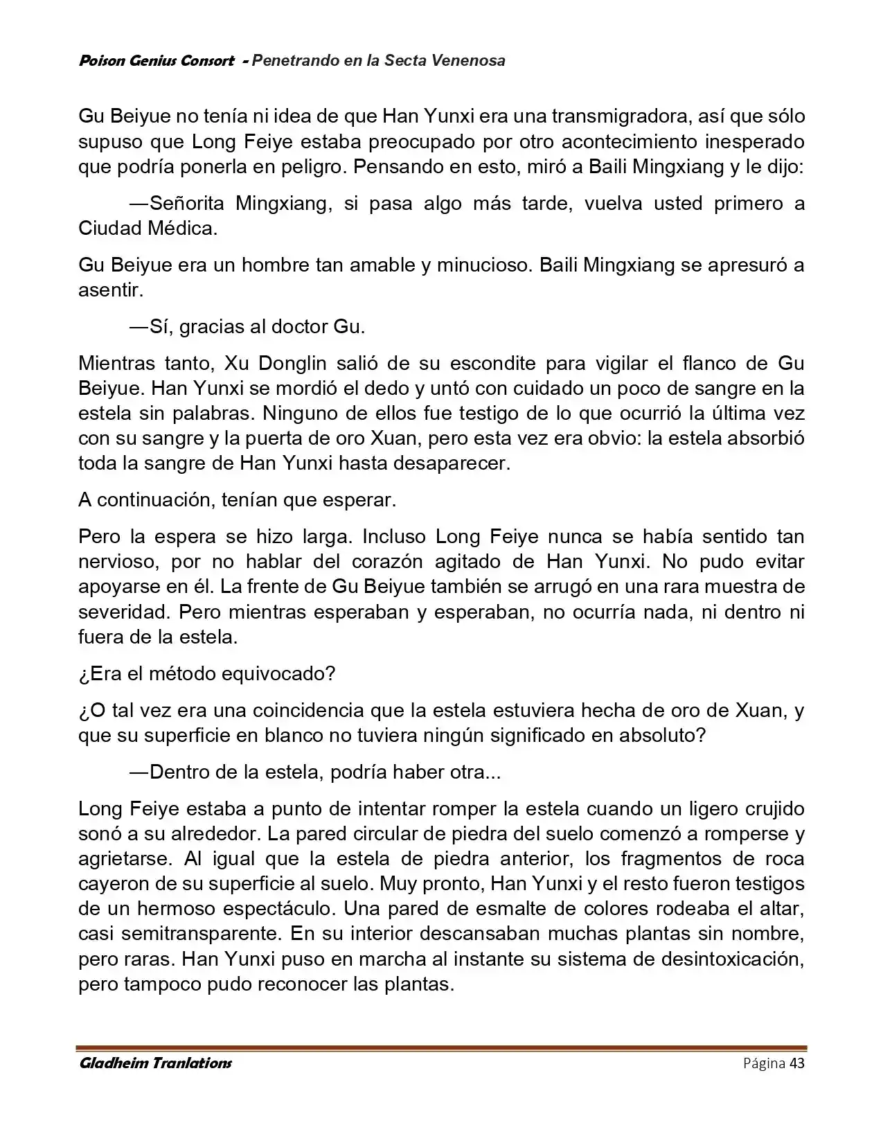 Poison Genious Consort (Novela) - Capítulo 411 - Página 43 - LectorTMOo
