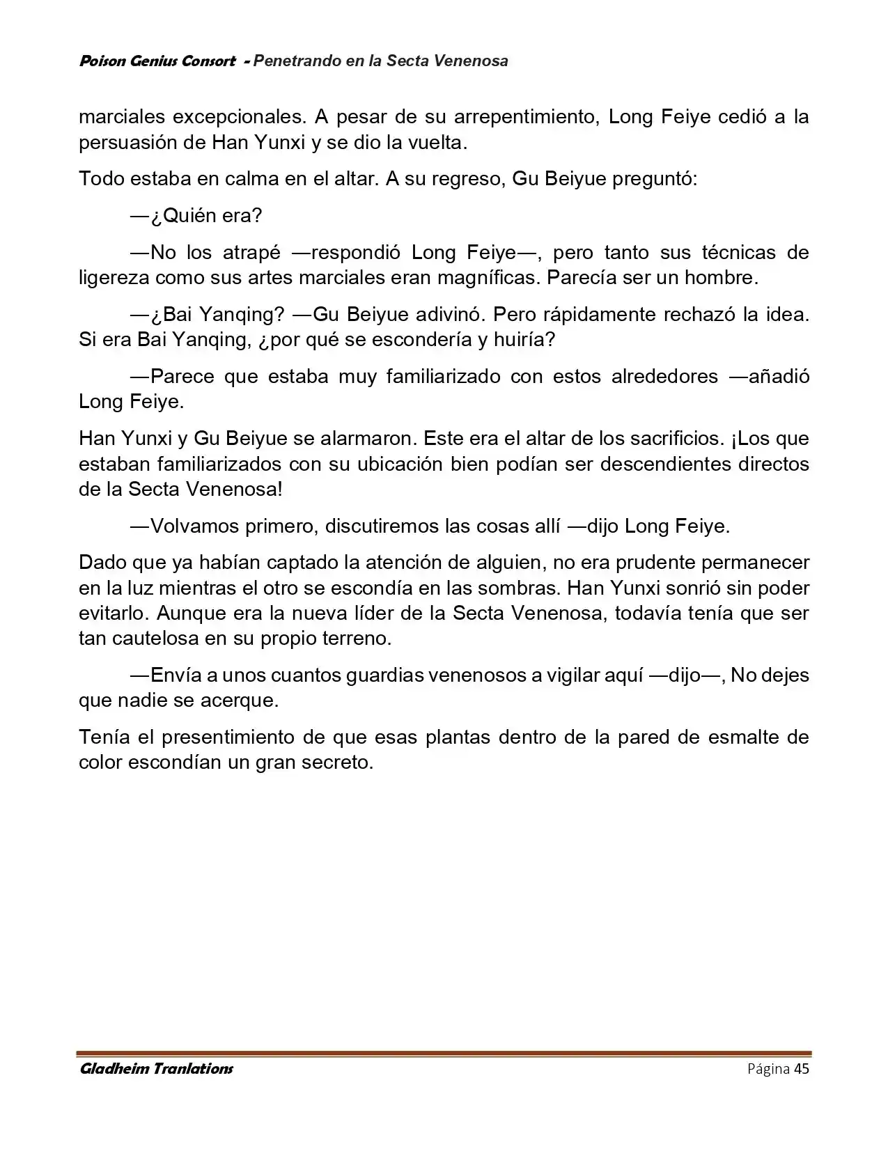 Poison Genious Consort (Novela) - Capítulo 411 - Página 45 - LectorTMOo
