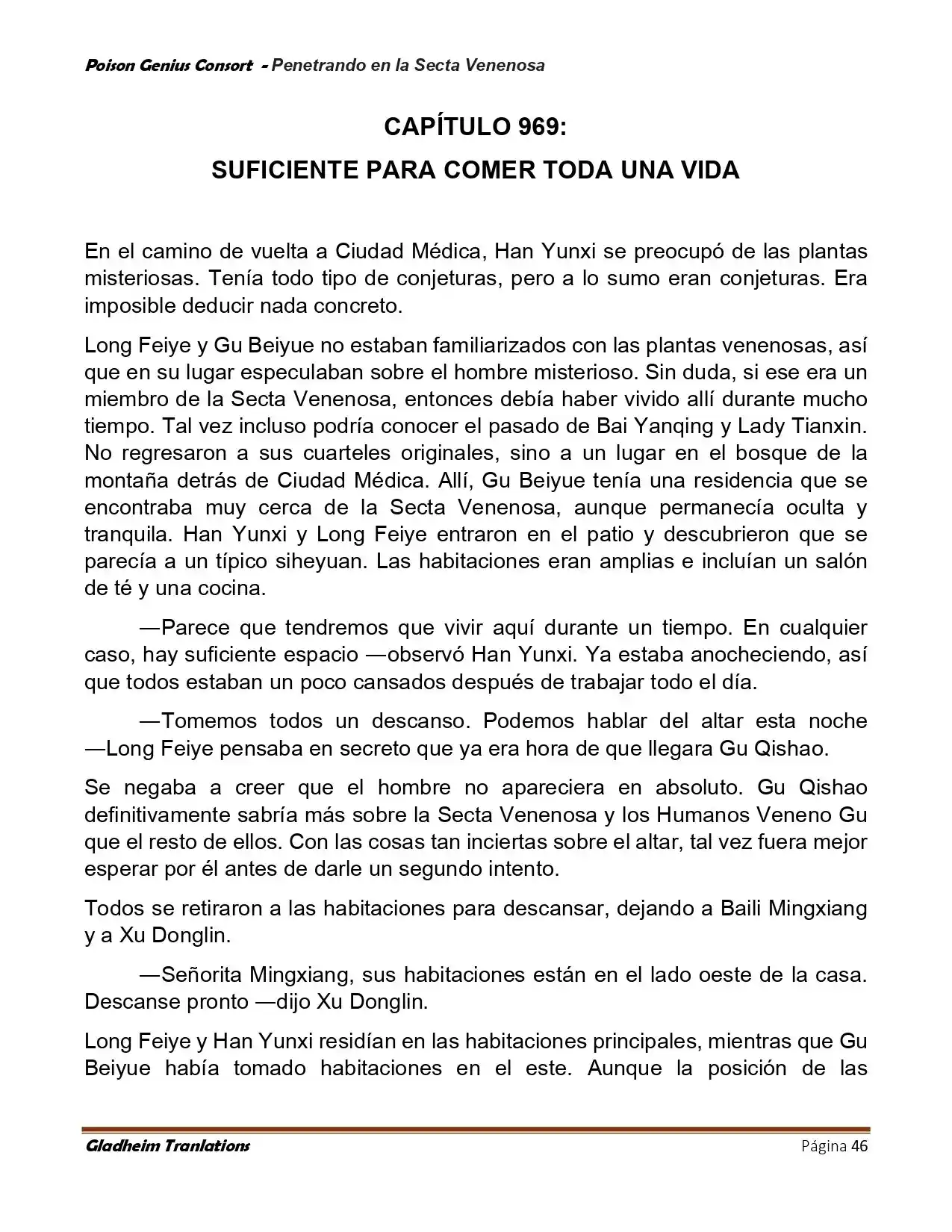Poison Genious Consort (Novela) - Capítulo 411 - Página 46 - LectorTMOo