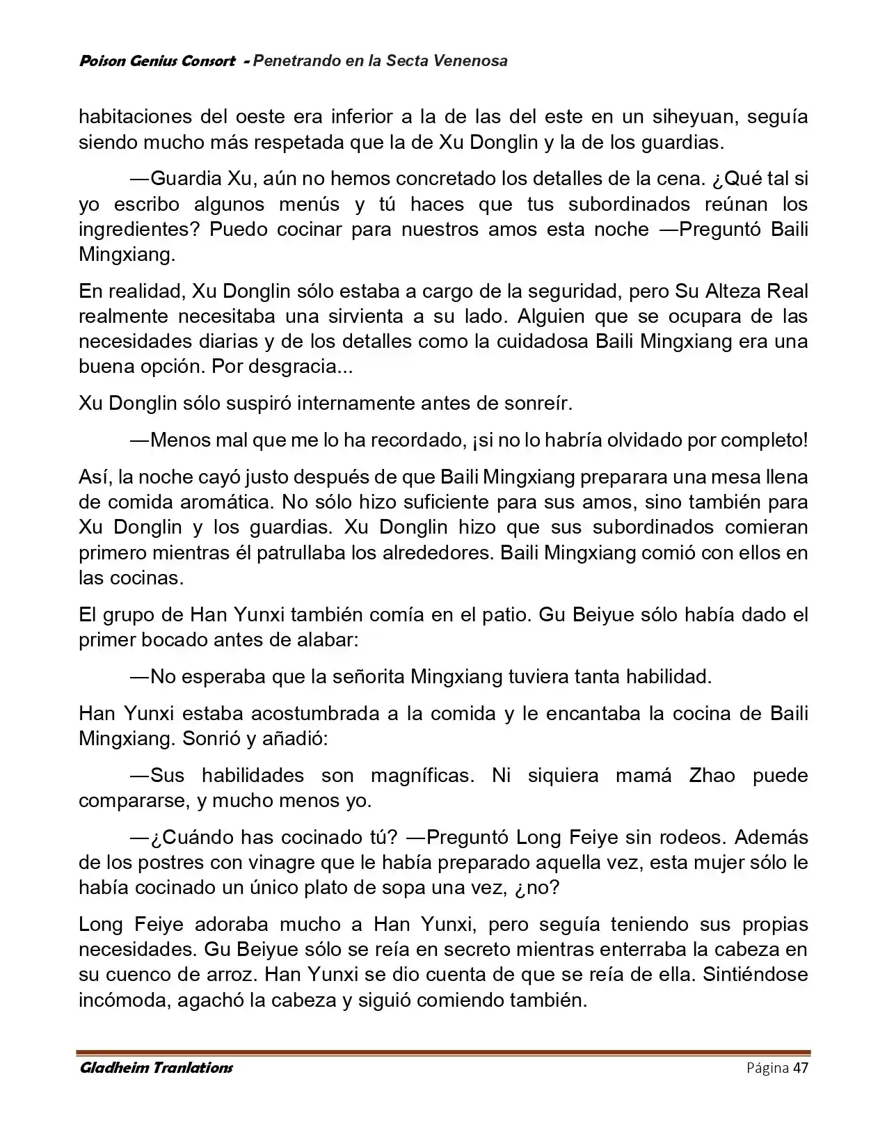 Poison Genious Consort (Novela) - Capítulo 411 - Página 47 - LectorTMOo