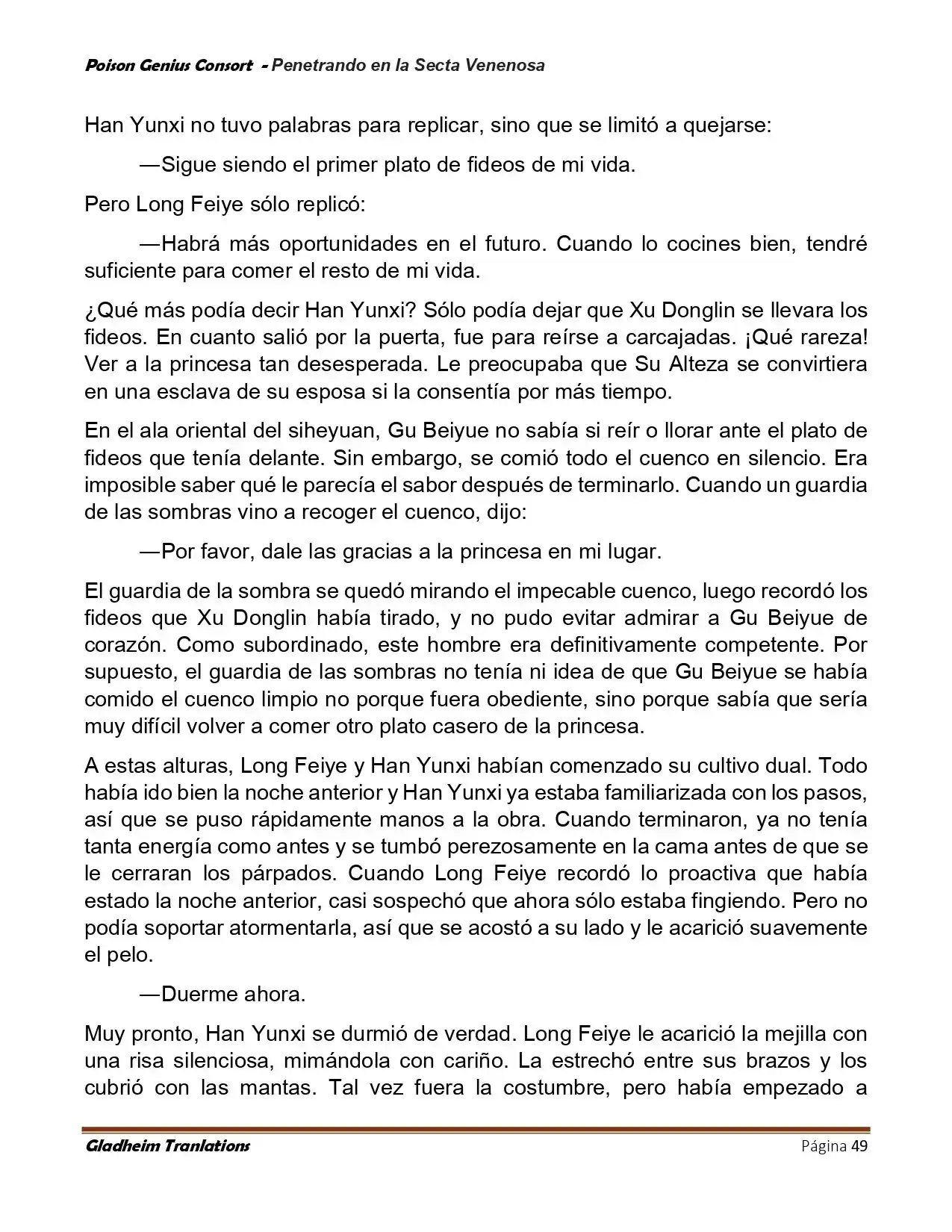 Poison Genious Consort (Novela) - Capítulo 411 - Página 49 - LectorTMOo