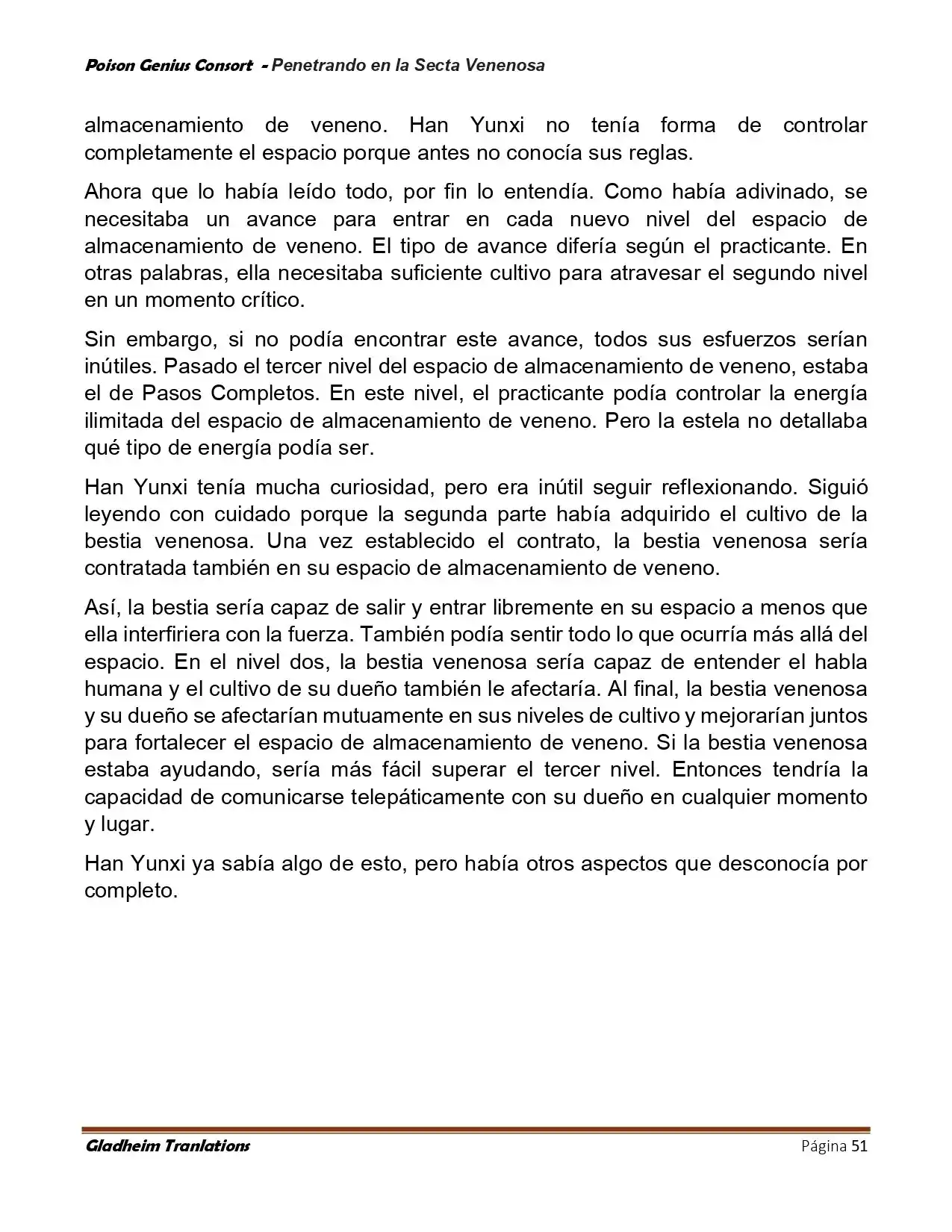 Poison Genious Consort (Novela) - Capítulo 411 - Página 51 - LectorTMOo