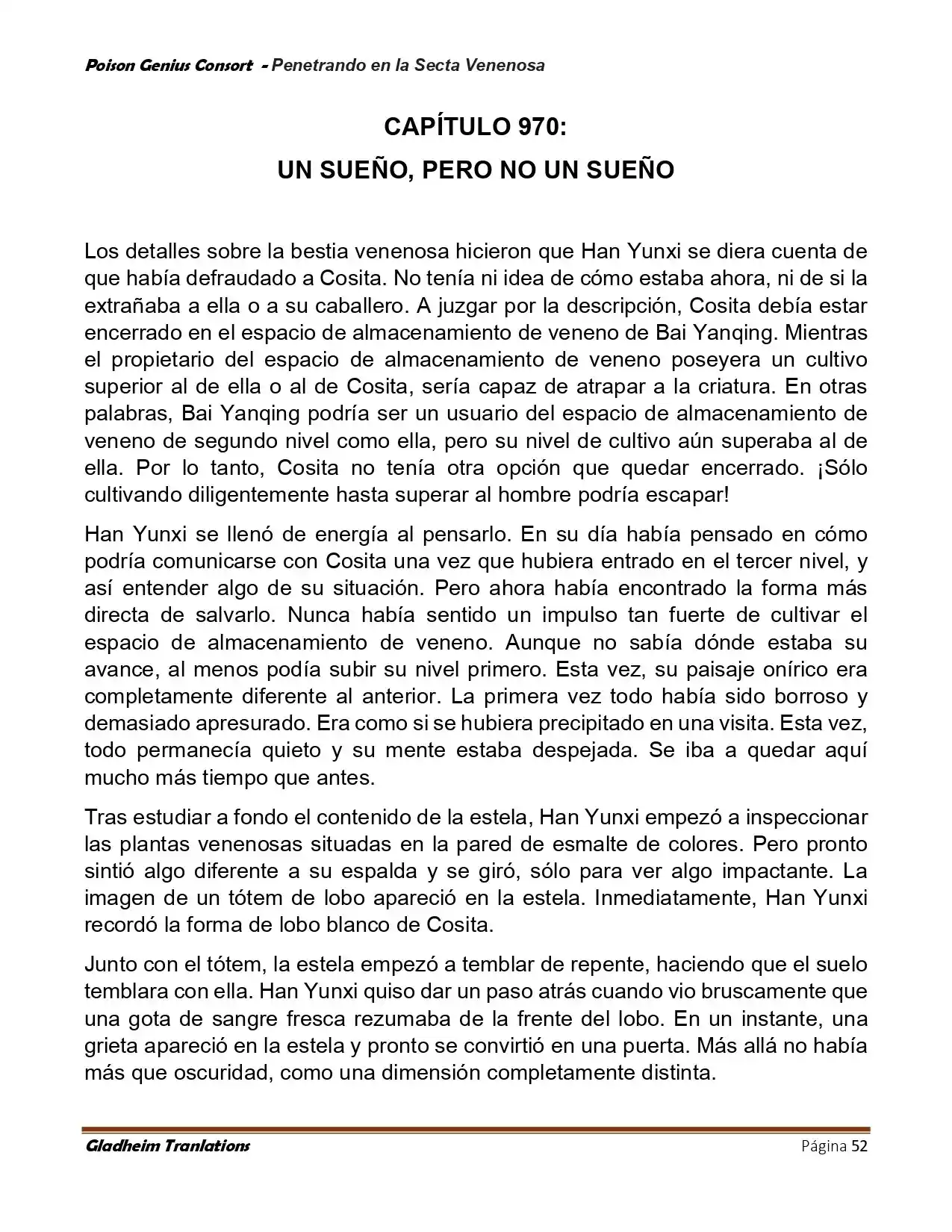 Poison Genious Consort (Novela) - Capítulo 411 - Página 52 - LectorTMOo