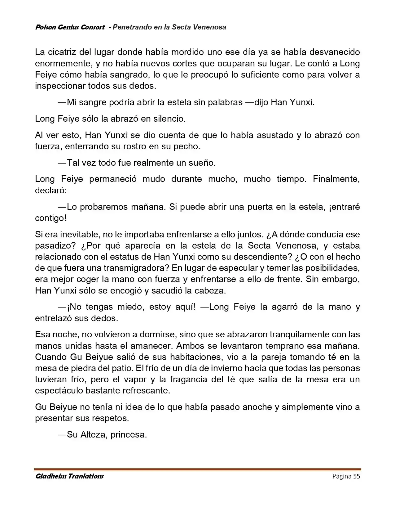Poison Genious Consort (Novela) - Capítulo 411 - Página 55 - LectorTMOo