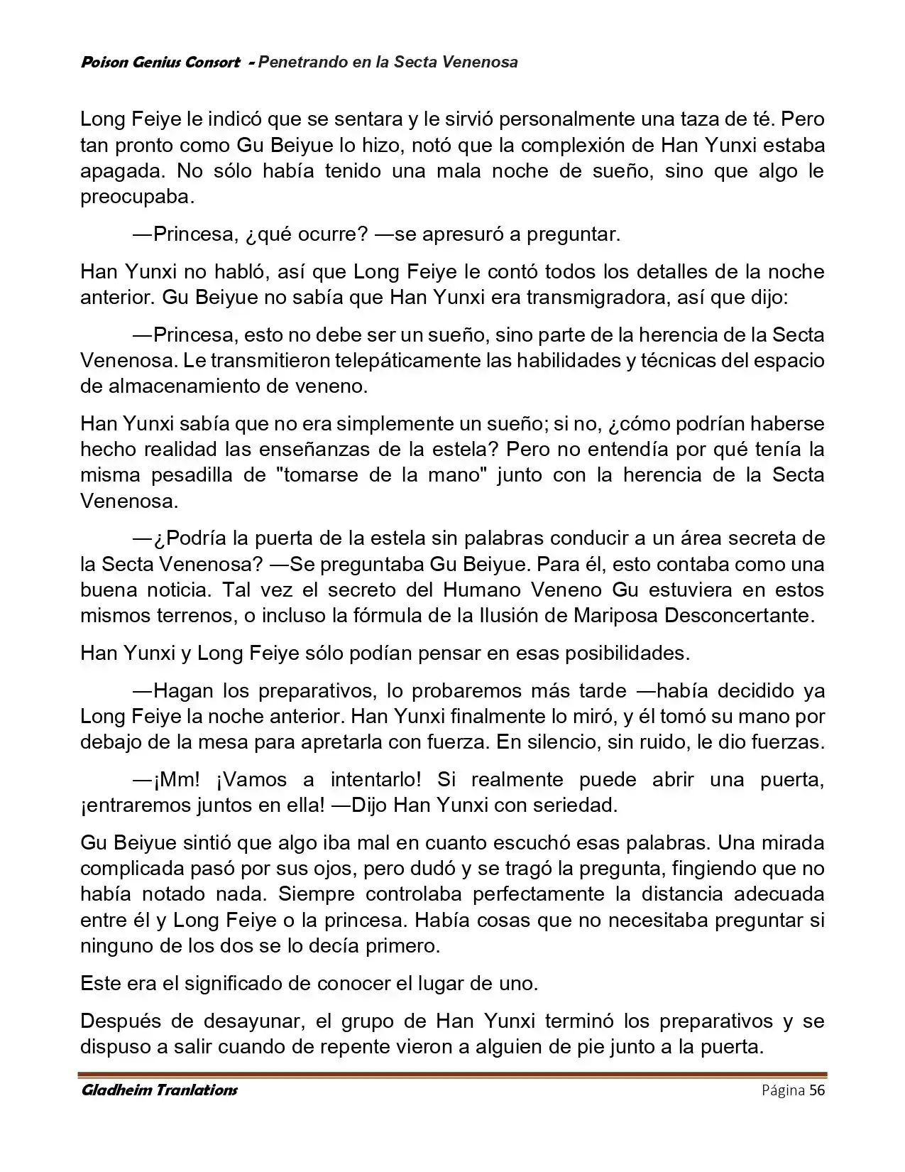 Poison Genious Consort (Novela) - Capítulo 411 - Página 56 - LectorTMOo