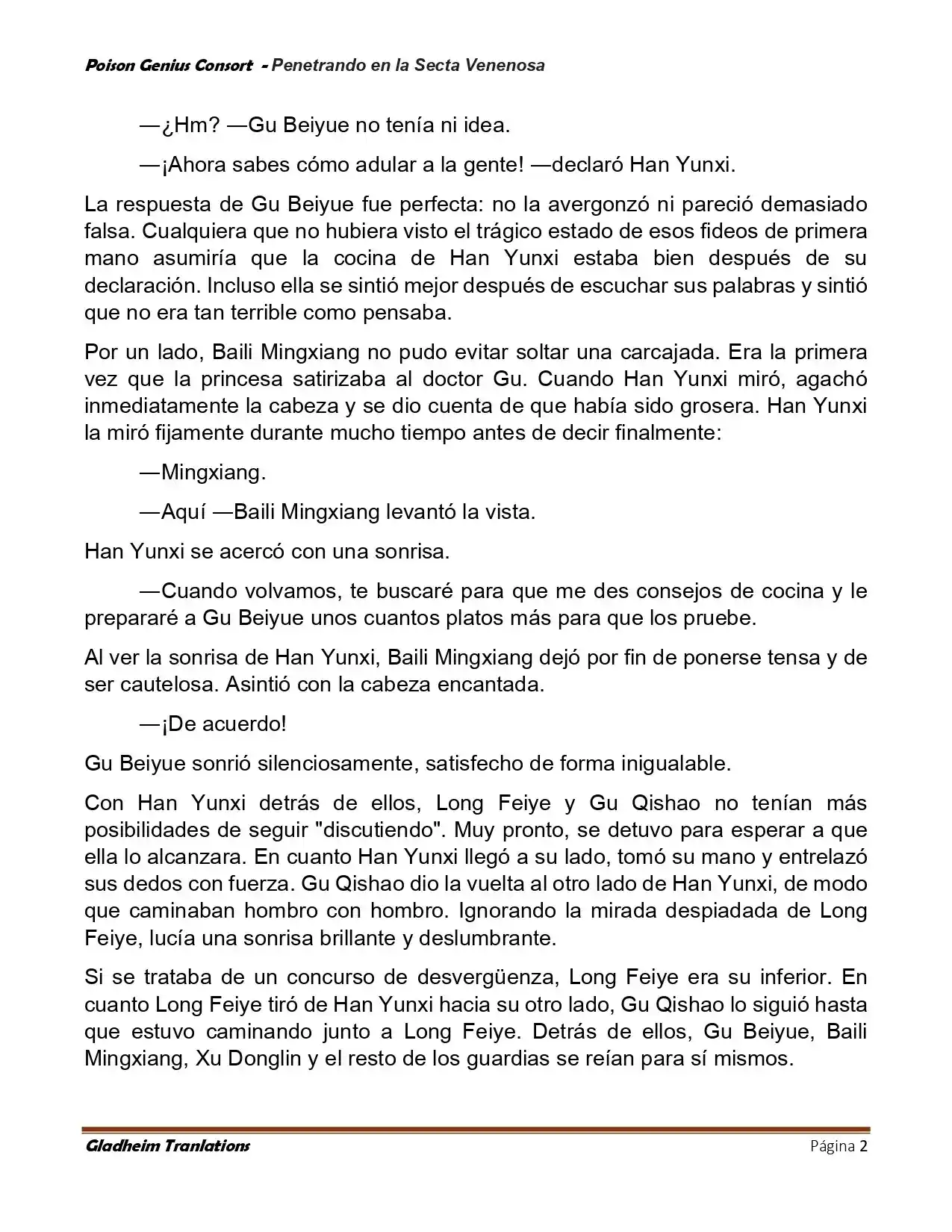 Poison Genious Consort (Novela) - Capítulo 412 - Página 2 - LectorTMOo