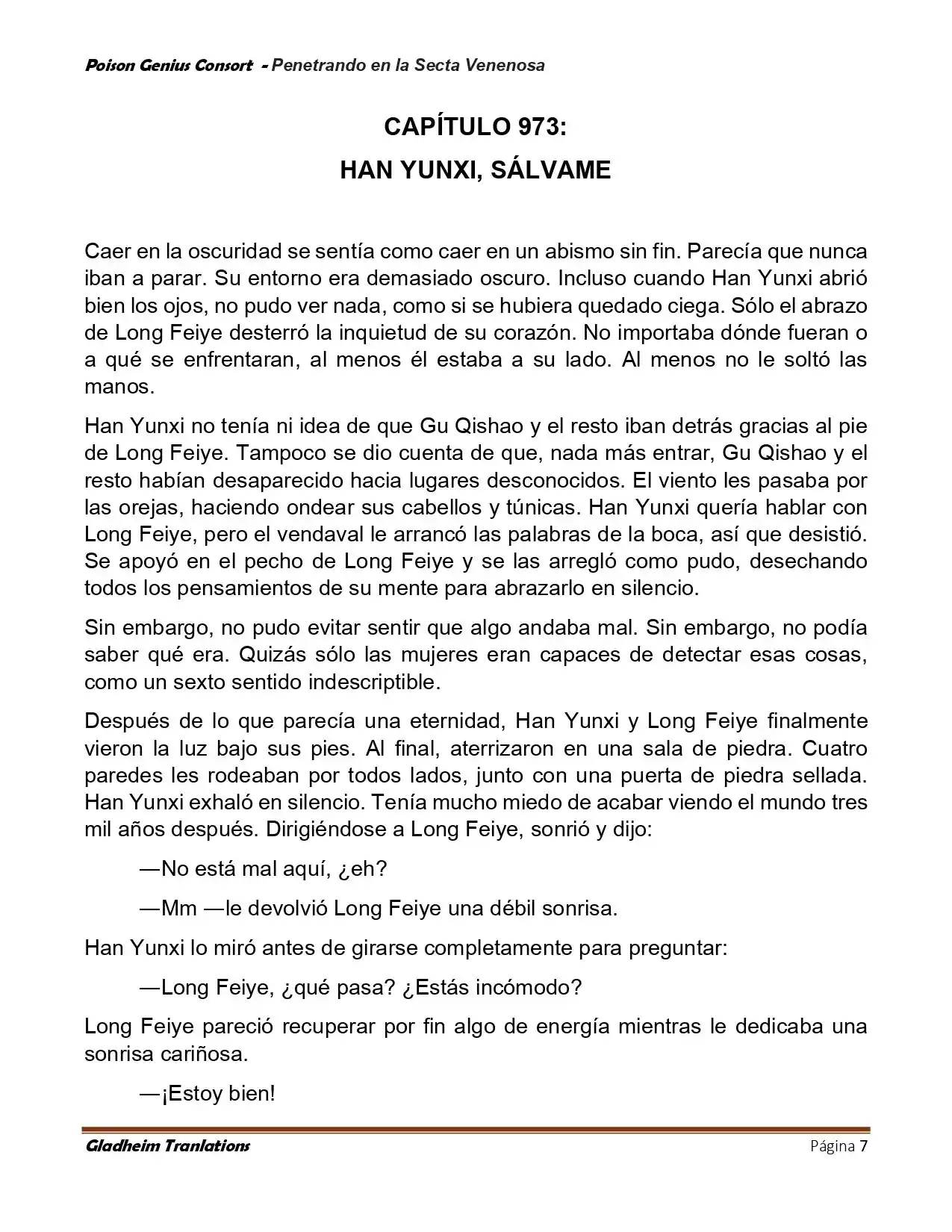 Poison Genious Consort (Novela) - Capítulo 412 - Página 7 - LectorTMOo