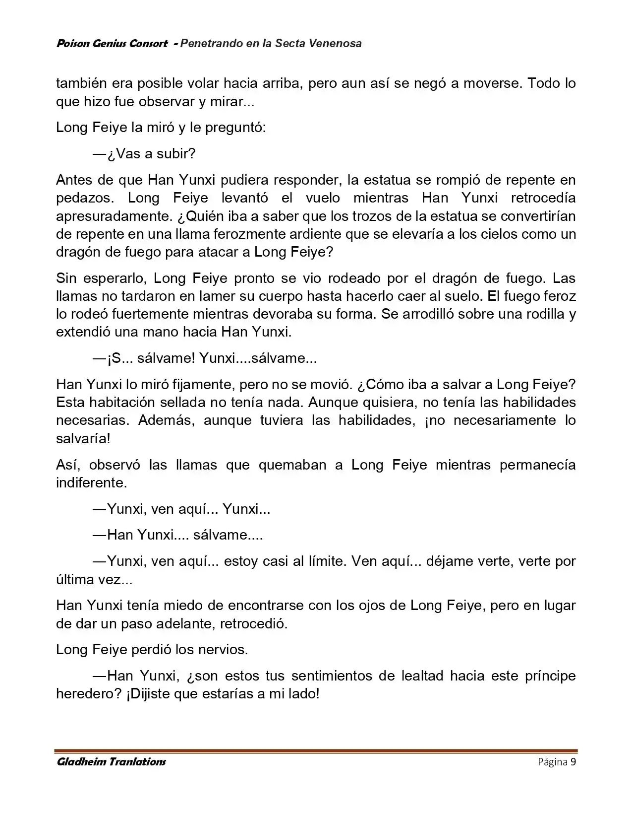 Poison Genious Consort (Novela) - Capítulo 412 - Página 9 - LectorTMOo