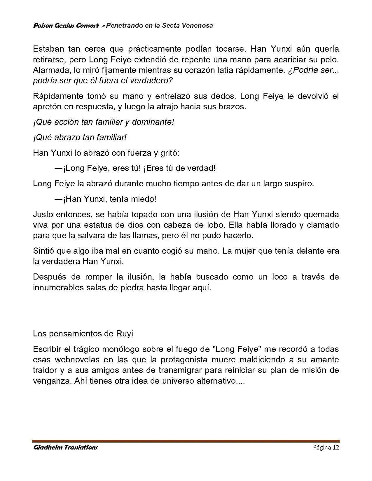Poison Genious Consort (Novela) - Capítulo 412 - Página 12 - LectorTMOo