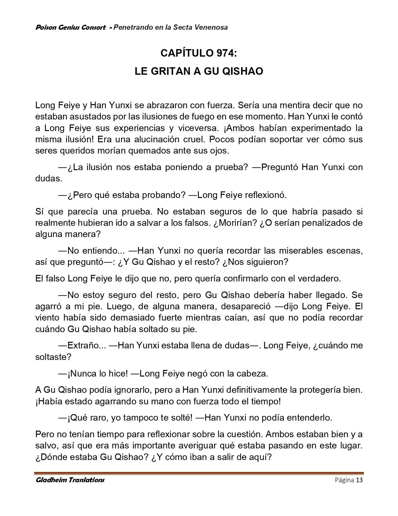Poison Genious Consort (Novela) - Capítulo 412 - Página 13 - LectorTMOo