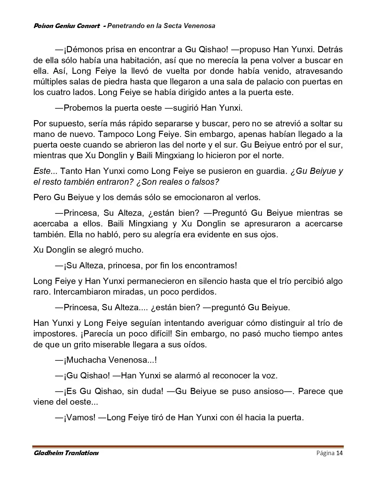 Poison Genious Consort (Novela) - Capítulo 412 - Página 14 - LectorTMOo