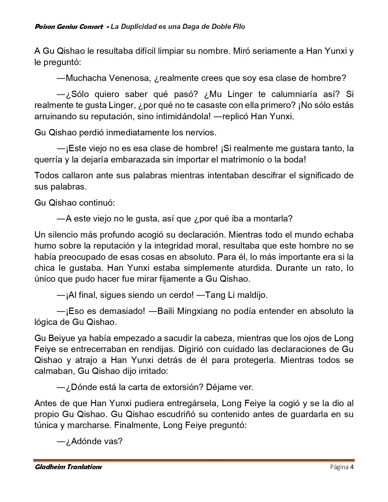 Poison Genious Consort (Novela) - Capítulo 413.50 - Página 4 - LectorTMOo