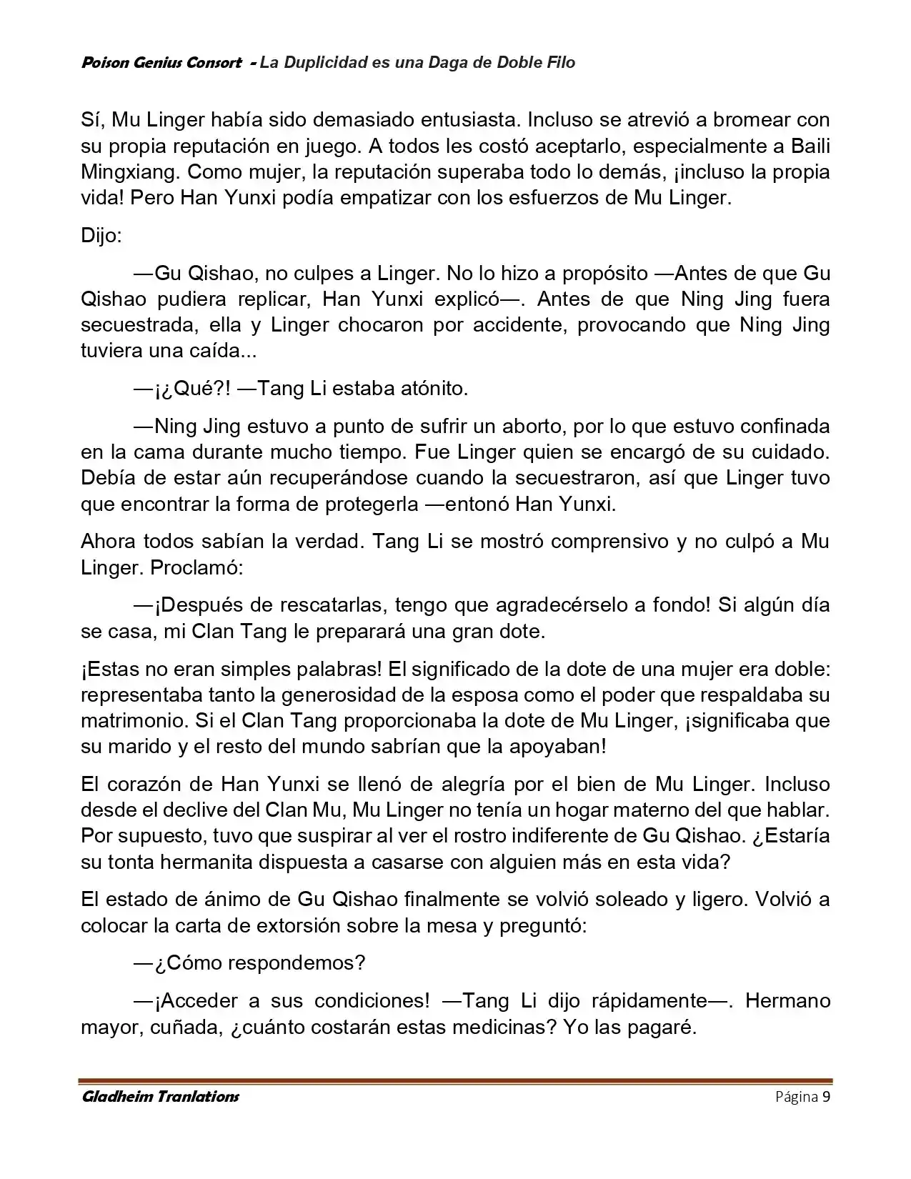 Poison Genious Consort (Novela) - Capítulo 413.50 - Página 9 - LectorTMOo