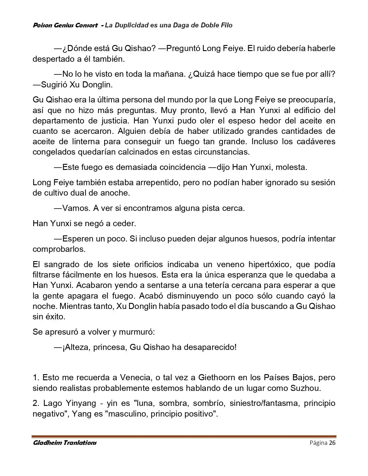 Poison Genious Consort (Novela) - Capítulo 413.50 - Página 26 - LectorTMOo