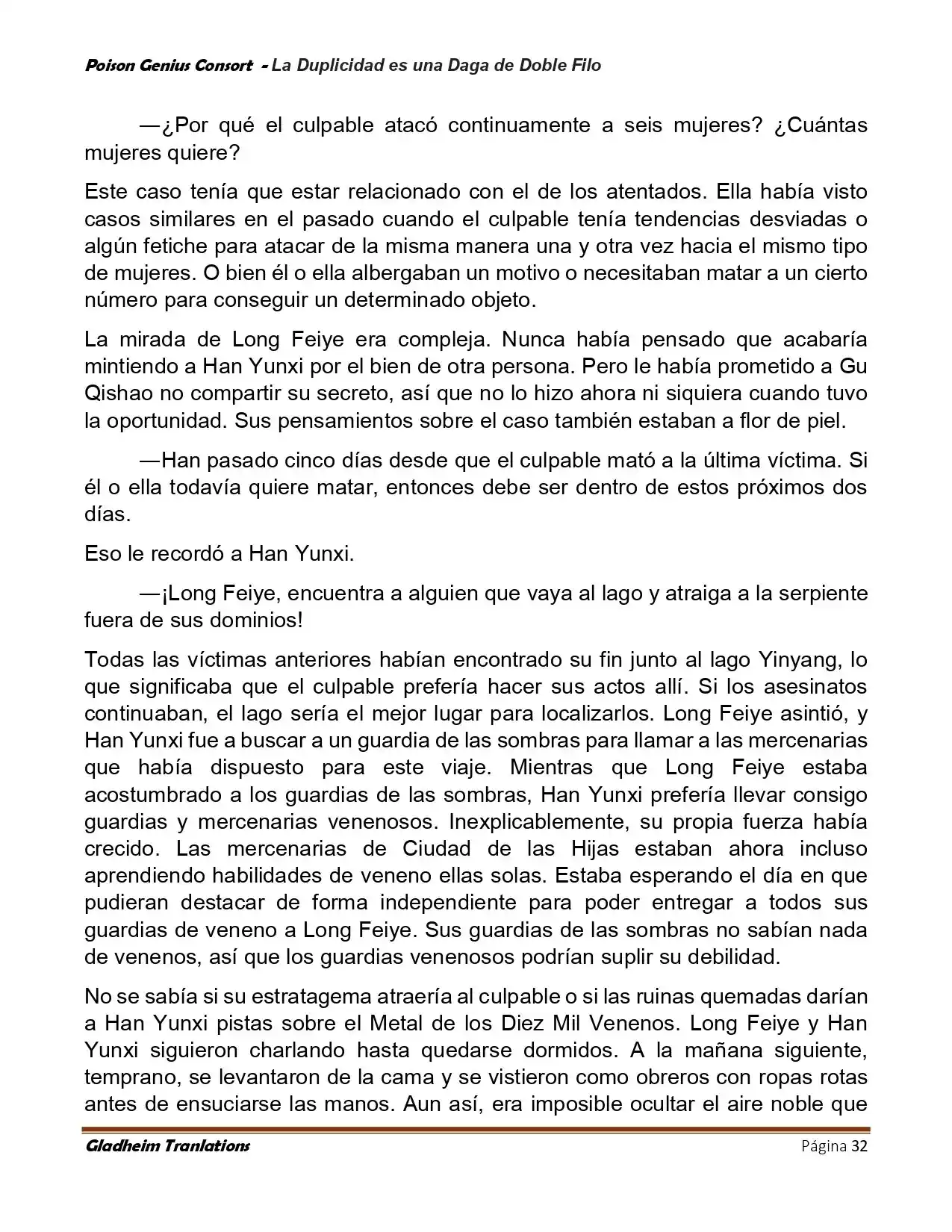 Poison Genious Consort (Novela) - Capítulo 413.50 - Página 32 - LectorTMOo
