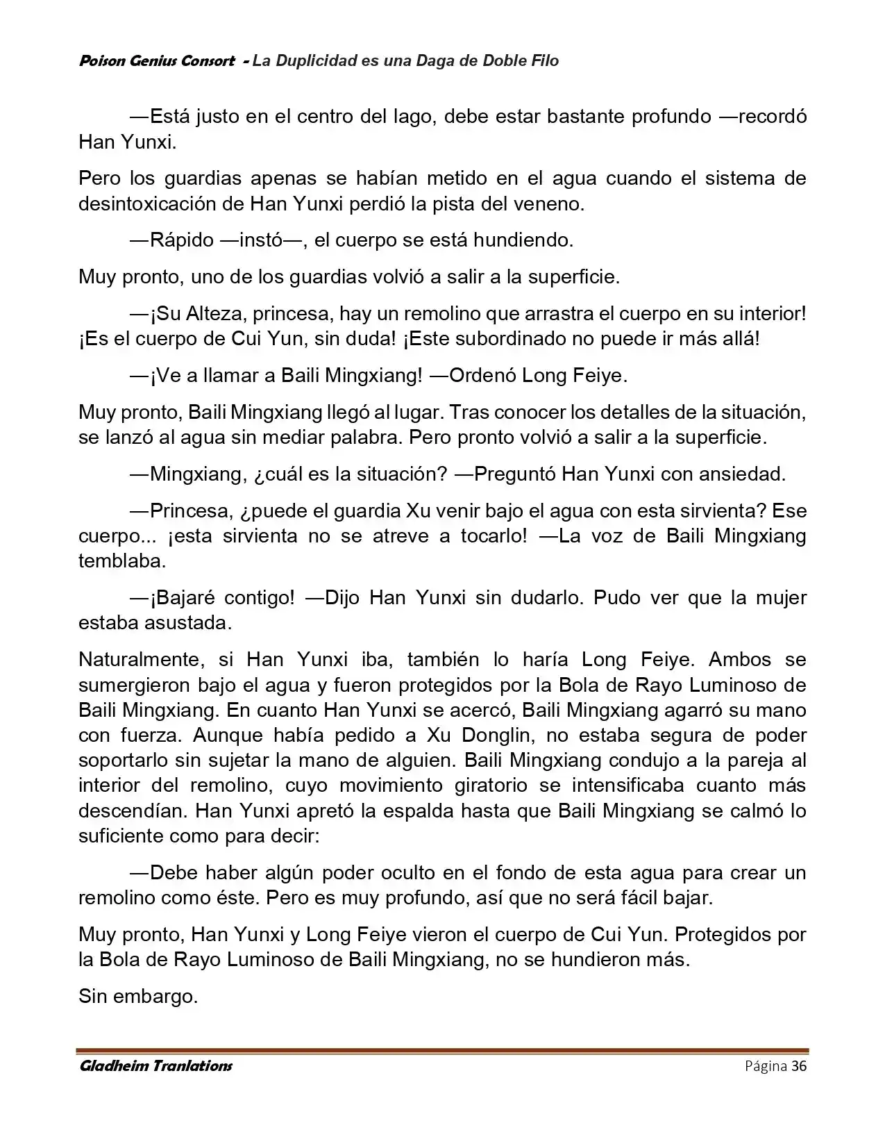 Poison Genious Consort (Novela) - Capítulo 413.50 - Página 36 - LectorTMOo
