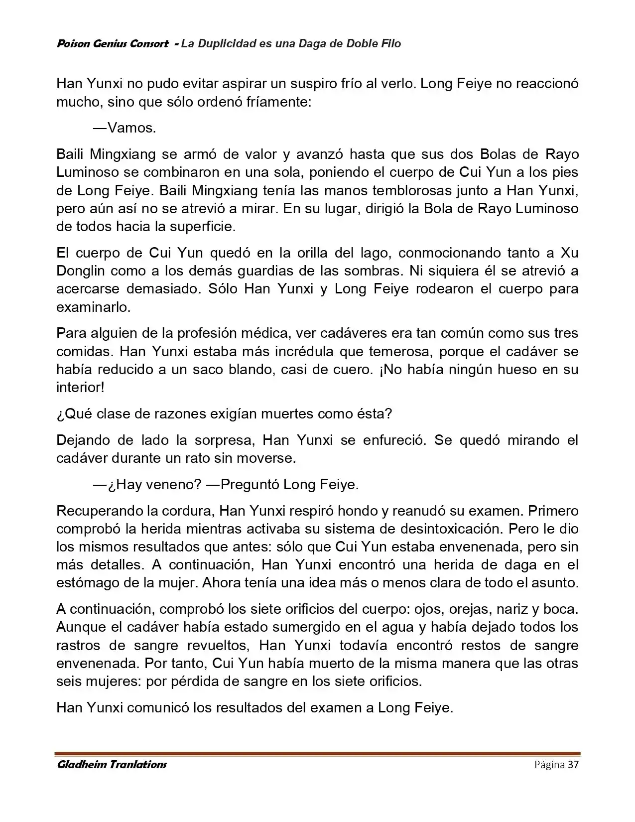 Poison Genious Consort (Novela) - Capítulo 413.50 - Página 37 - LectorTMOo