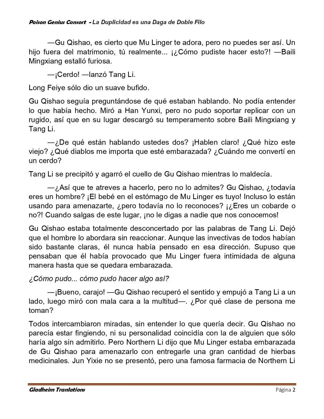 Poison Genious Consort (Novela) - Capítulo 414 - Página 2 - LectorTMOo