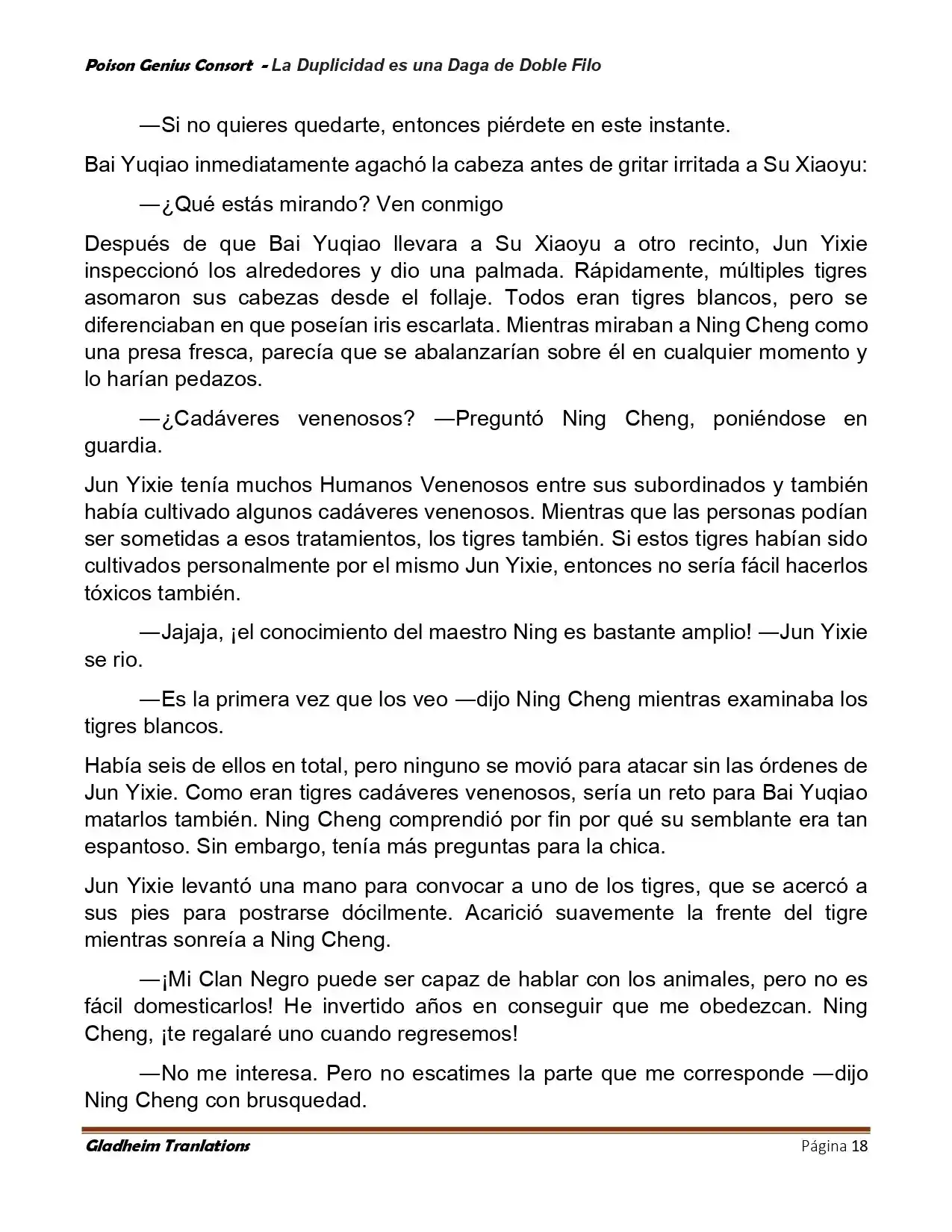 Poison Genious Consort (Novela) - Capítulo 414 - Página 18 - LectorTMOo