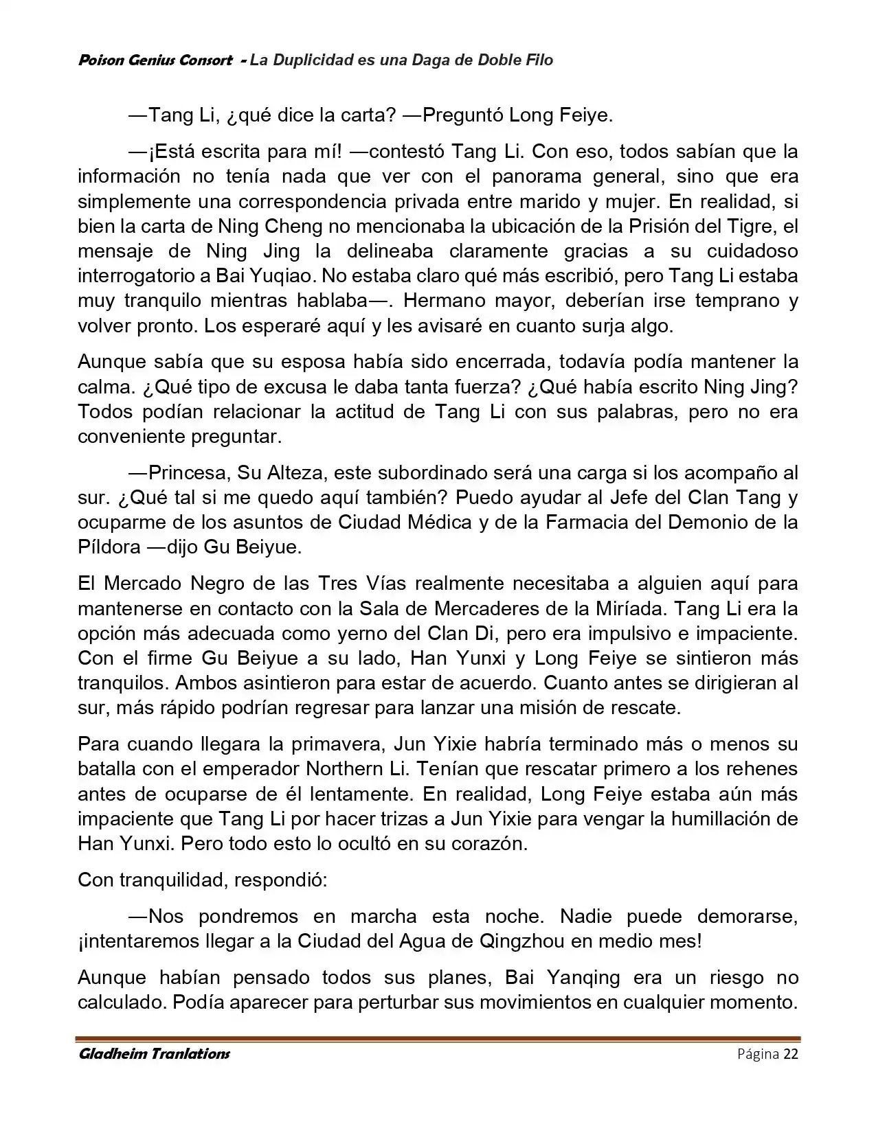 Poison Genious Consort (Novela) - Capítulo 414 - Página 22 - LectorTMOo