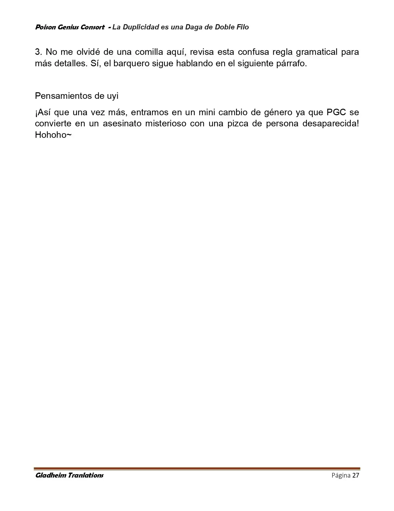 Poison Genious Consort (Novela) - Capítulo 414 - Página 27 - LectorTMOo