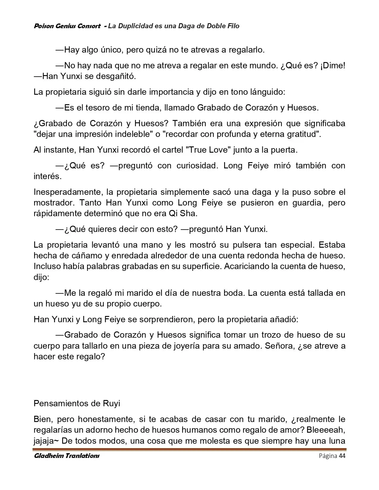 Poison Genious Consort (Novela) - Capítulo 414 - Página 44 - LectorTMOo