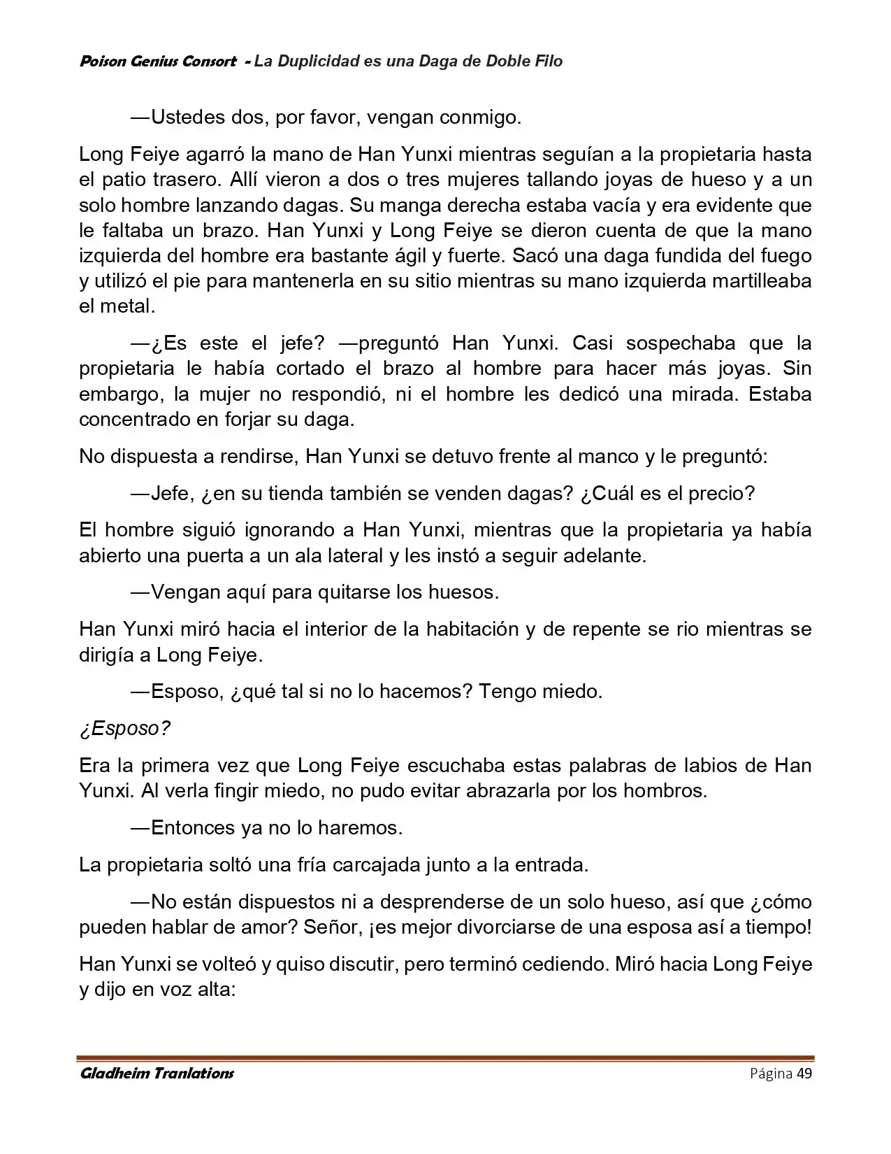 Poison Genious Consort (Novela) - Capítulo 414 - Página 49 - LectorTMOo