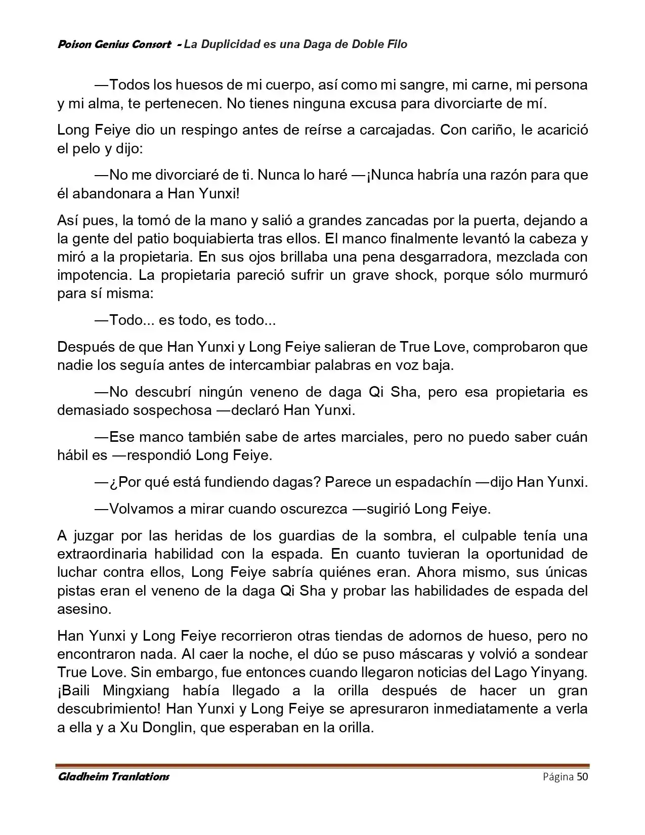 Poison Genious Consort (Novela) - Capítulo 414 - Página 50 - LectorTMOo