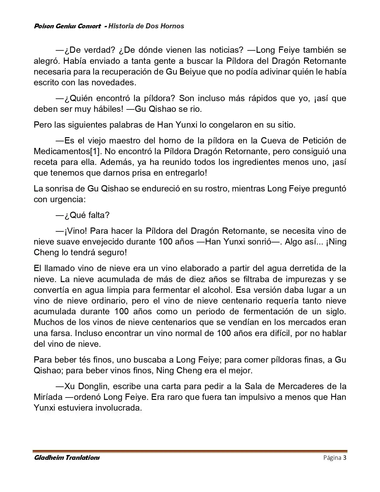 Poison Genious Consort (Novela) - Capítulo 415 - Página 3 - LectorTMOo