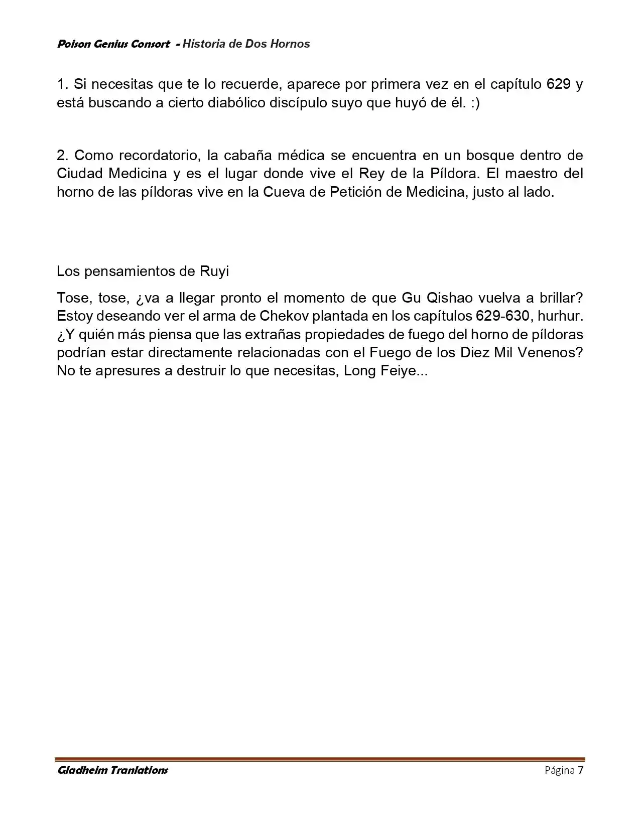 Poison Genious Consort (Novela) - Capítulo 415 - Página 7 - LectorTMOo