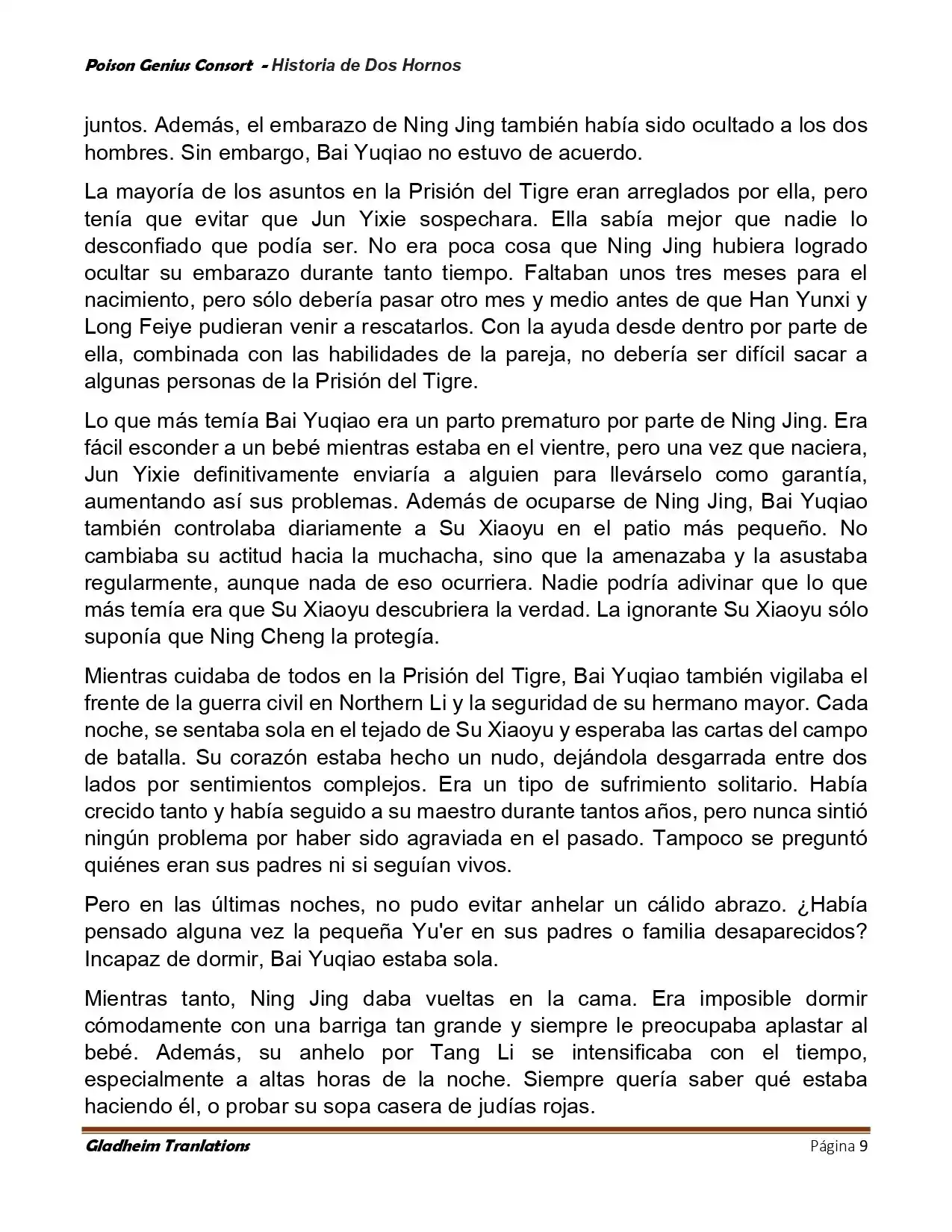 Poison Genious Consort (Novela) - Capítulo 415 - Página 9 - LectorTMOo