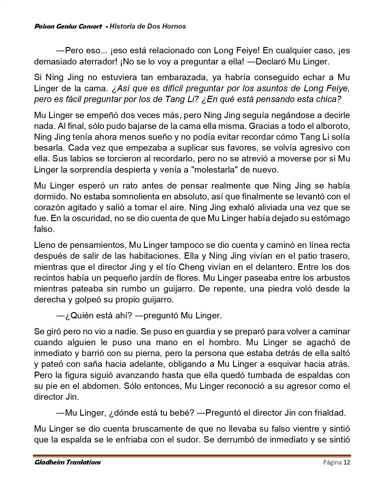 Poison Genious Consort (Novela) - Capítulo 415 - Página 12 - LectorTMOo